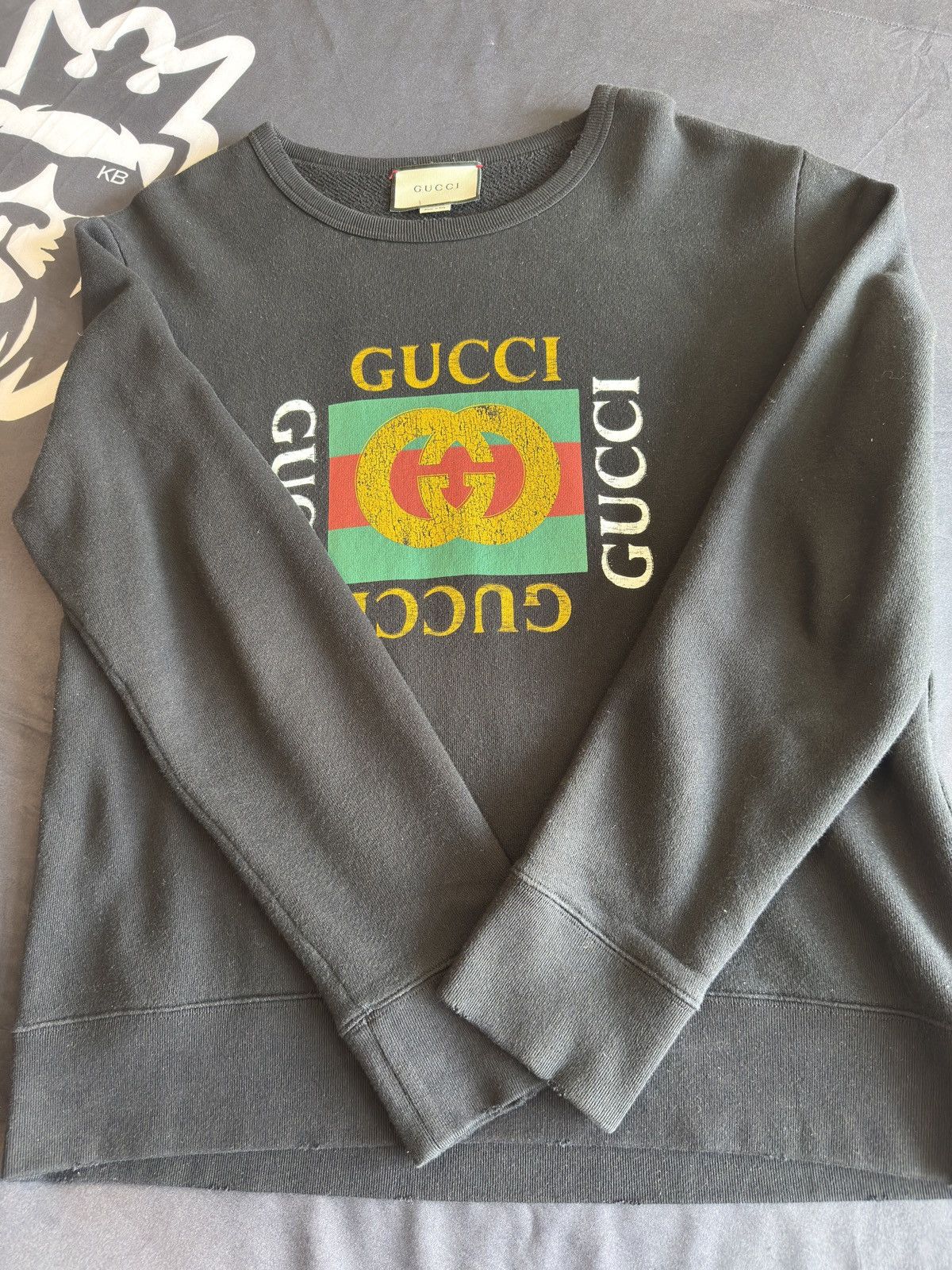 Gucci Gucci Logo Sweatshirt Size US L / EU 52-54 / 3 - 4 Thumbnail