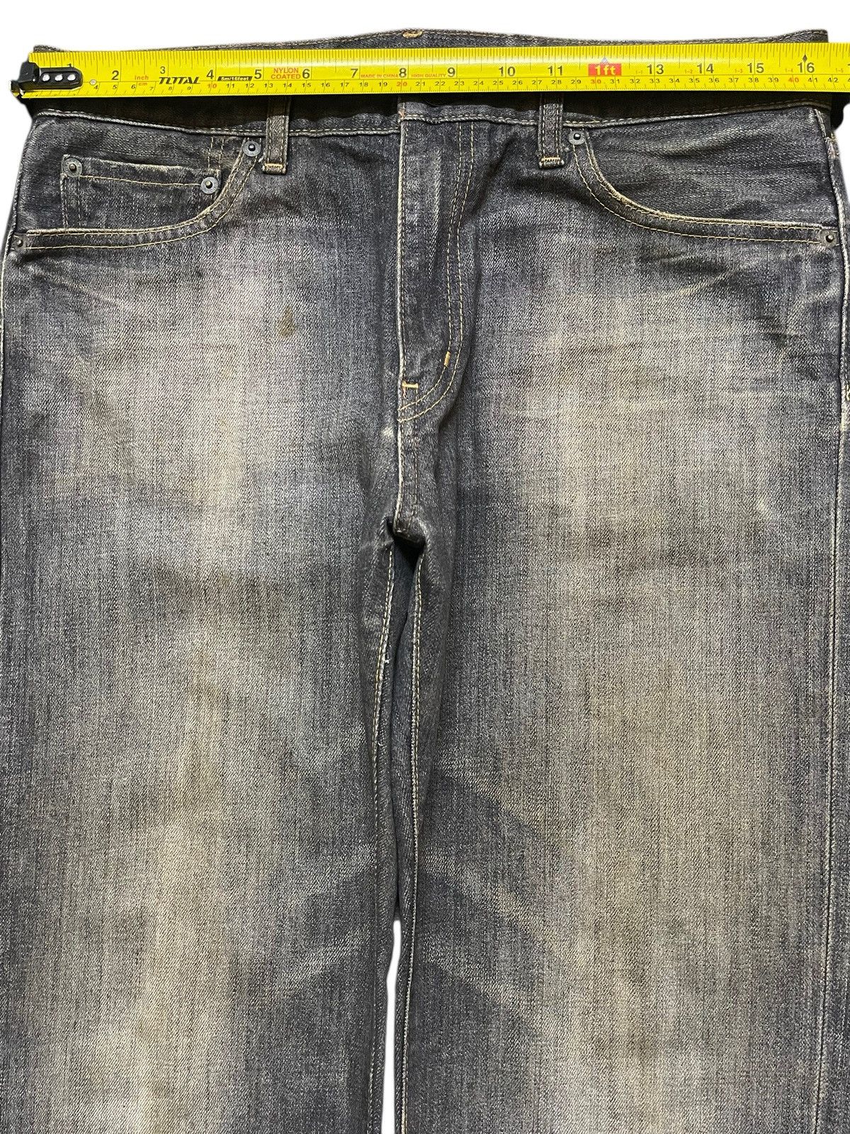 Uniqlo Vintage Japanese Uniqlo Mud Wash Faded Style Baggy Jeans Size US 32 / EU 48 - 11 Thumbnail
