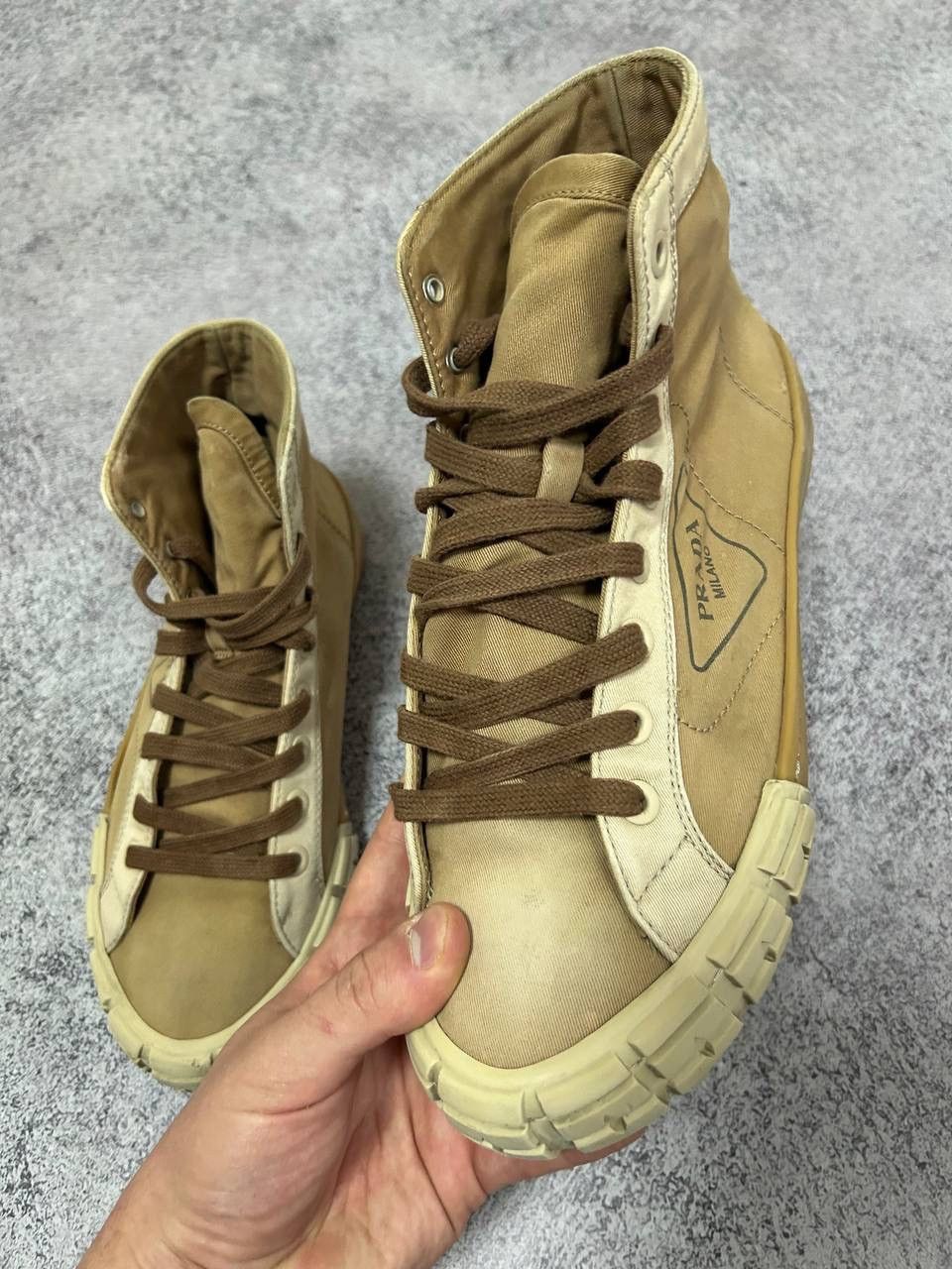 Prada Prada Casetta Wheel High Top Sneaker Shoes 2tg158 luxury y2k Size US 9 / EU 42 - 5 Thumbnail