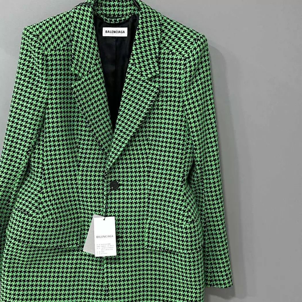 Balenciaga Balenciaga Houndstooth Blazer 40 Size S / US 4 / IT 40 - 2 Thumbnail