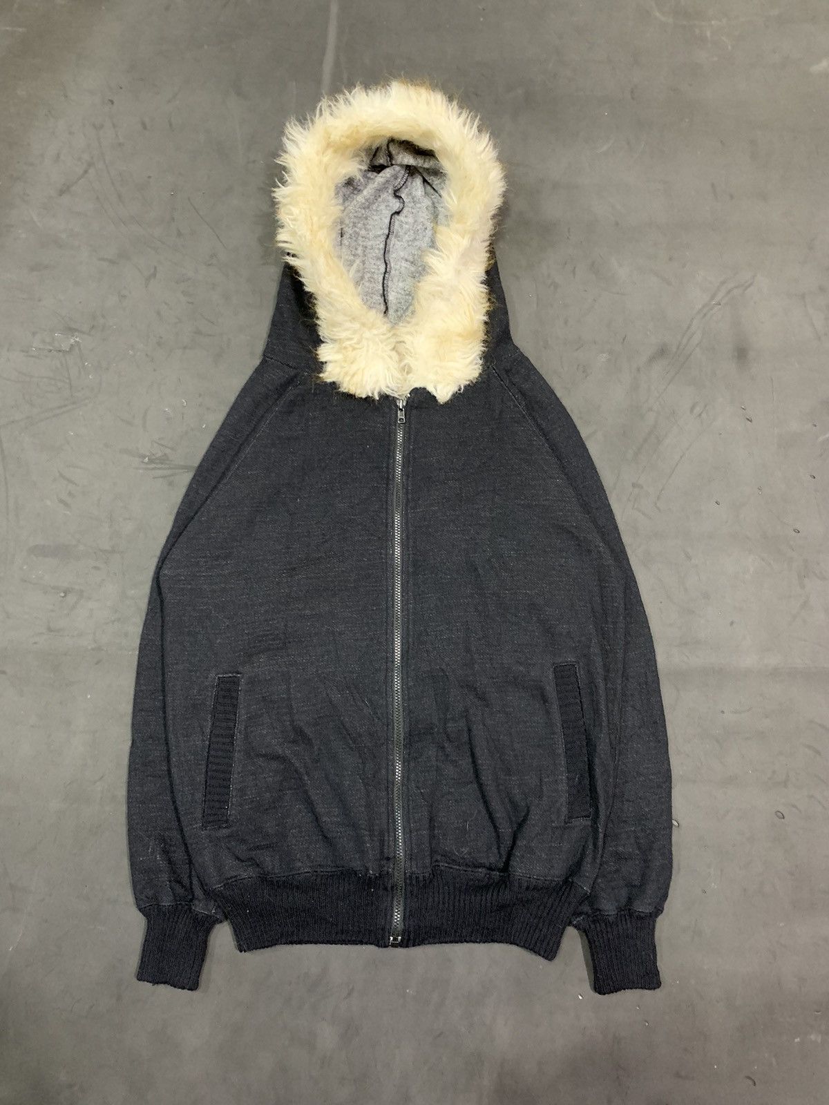 If Six Was Nine × KMRii × Le Grande Bleu (L.G.B.) 🖤BLACKFRIDAY🖤Cantwo fur hoodie ifsixwasnine lgb styled Size US M / EU 48-50 / 2 - 1 Thumbnail