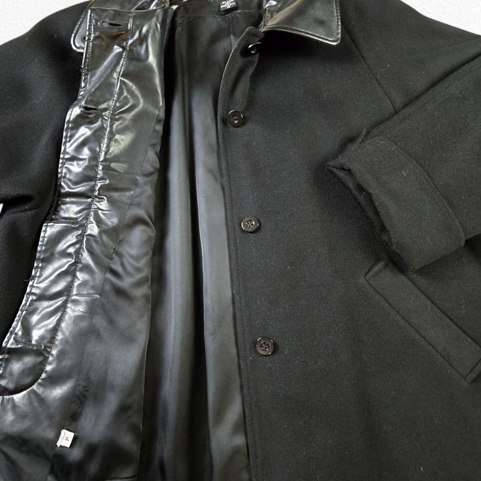 Vintage Vintage 80s Wool Cocoon Coat USA Made Size 12 Size XL / US 12-14 / IT 48-50 - 7 Thumbnail