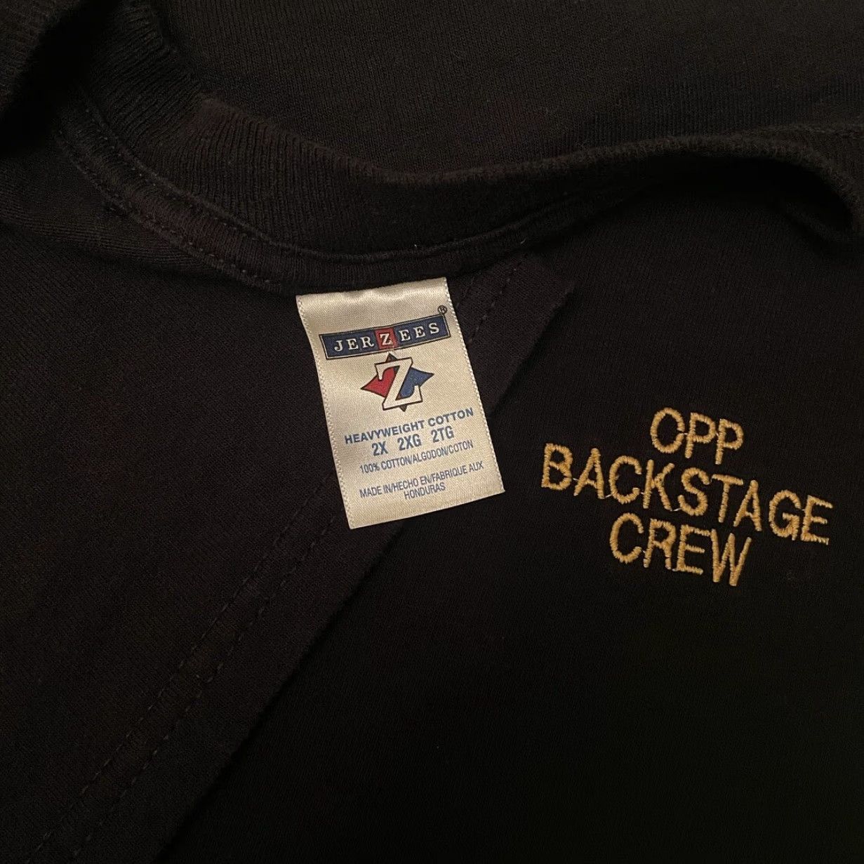 Vintage VINTAGE Naughty By Nature OPP Back Stage Crew 90s Rap Tee Shirt Mens XXL Black T-Shirt 90s Mens Size US XXL / EU 58 / 5 - 3 Thumbnail