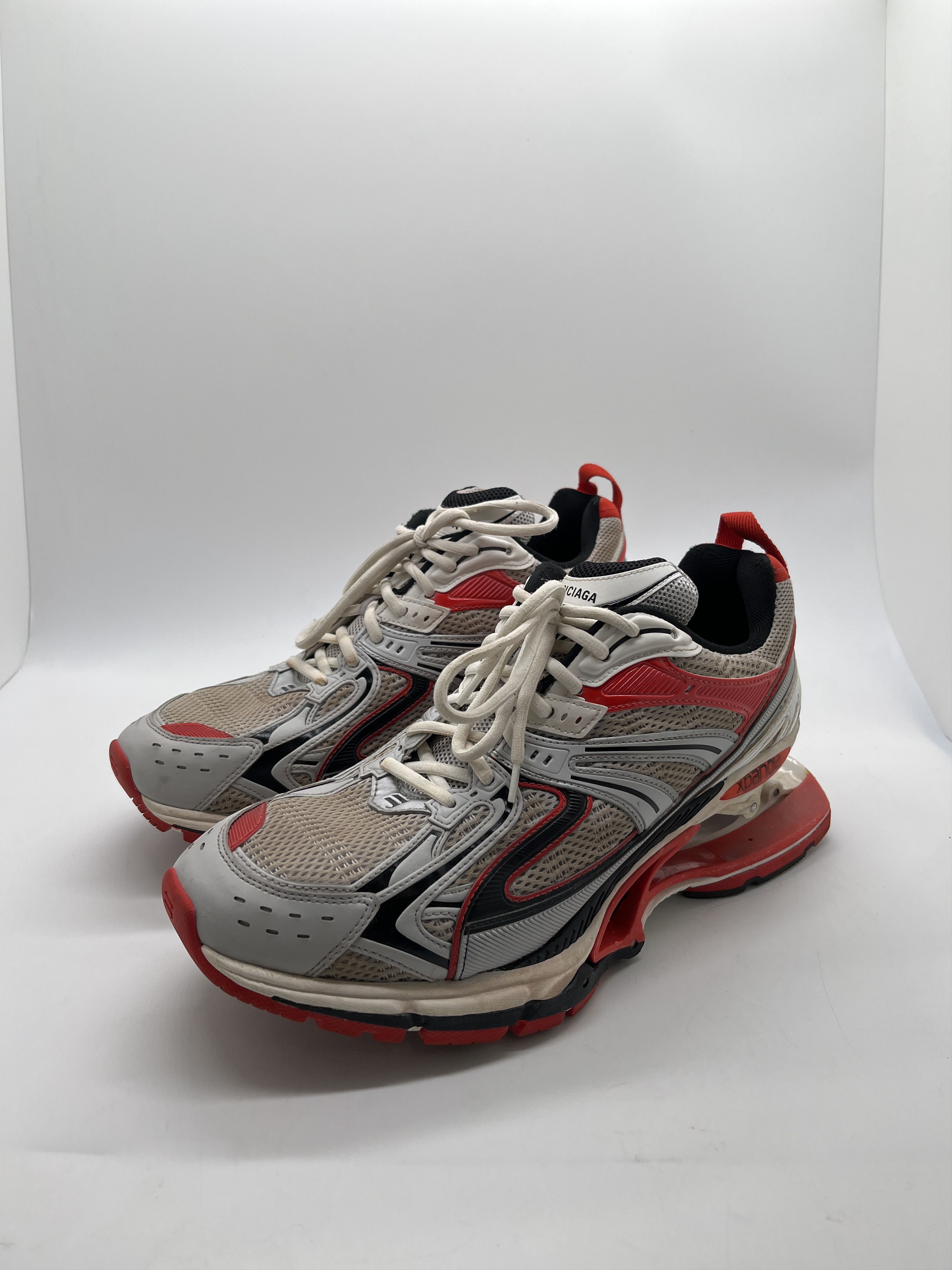 Balenciaga oc11z10724 Runner Sneaker in Red/White | Grailed