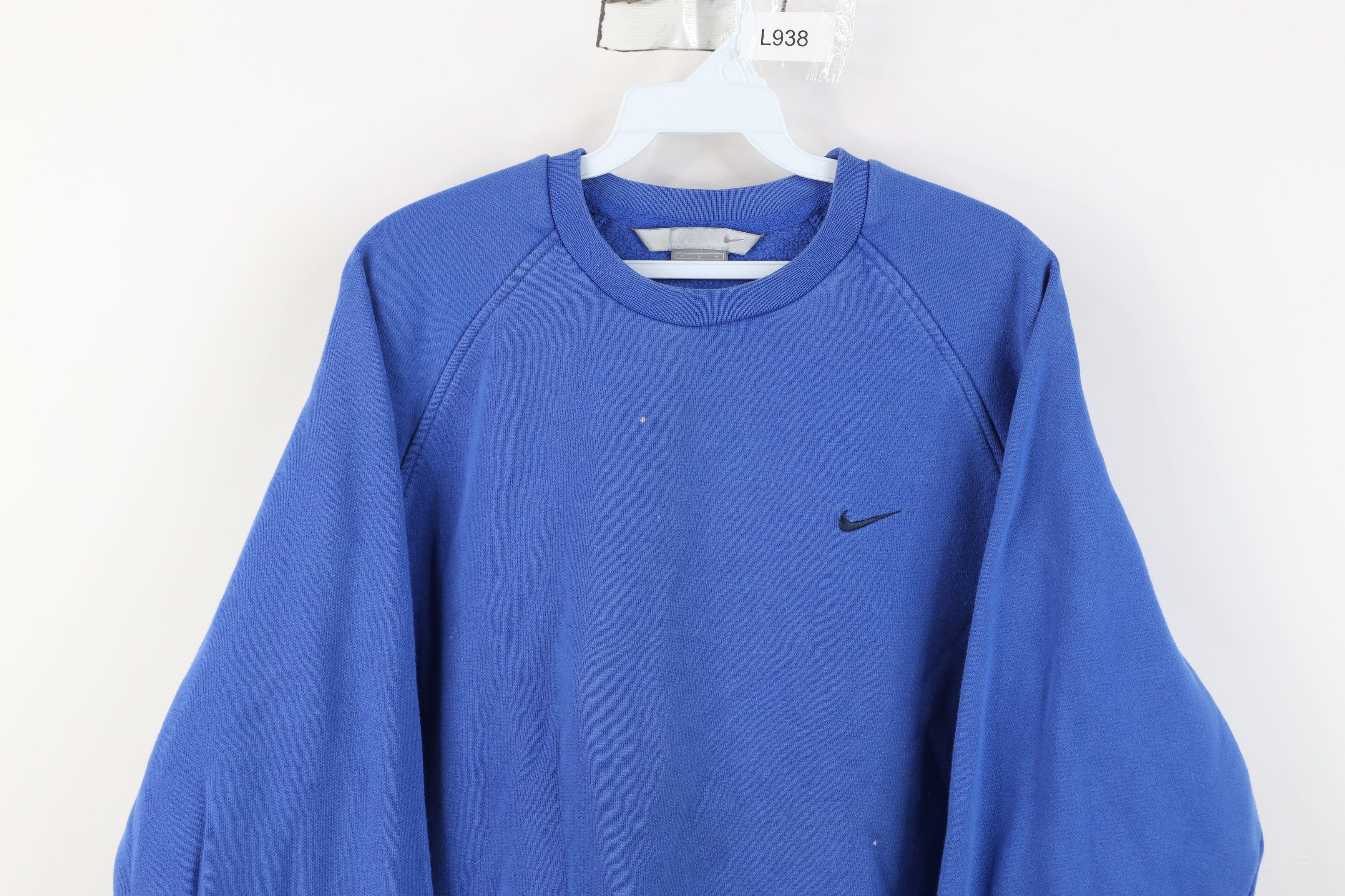 Nike Vintage Nike Travis Scott Mini Swoosh Sweatshirt Royal Blue Size US M / EU 48-50 / 2 - 2 Thumbnail