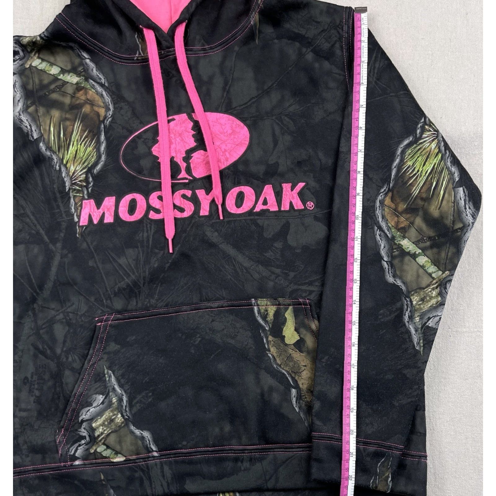 Vintage Mossy Oak Breakup Camo Hoodie Pink Logo Women’s Medium Hunting Womens Size M / US 6-8 / IT 42-44 - 5 Thumbnail