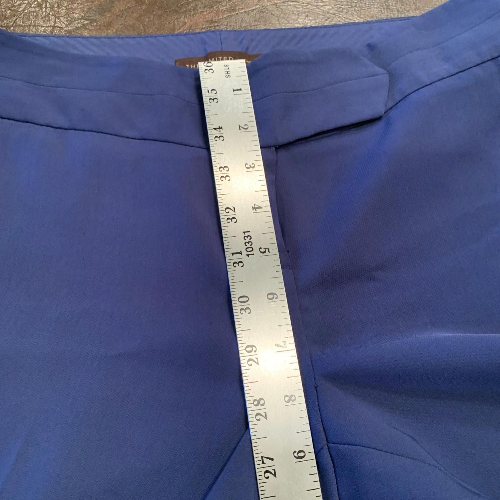 Designer The Limited Cassidy Fit Blue flare leg dress pants Sz.4 (373 Size 27" / US 4 / IT 40 - 7 Thumbnail