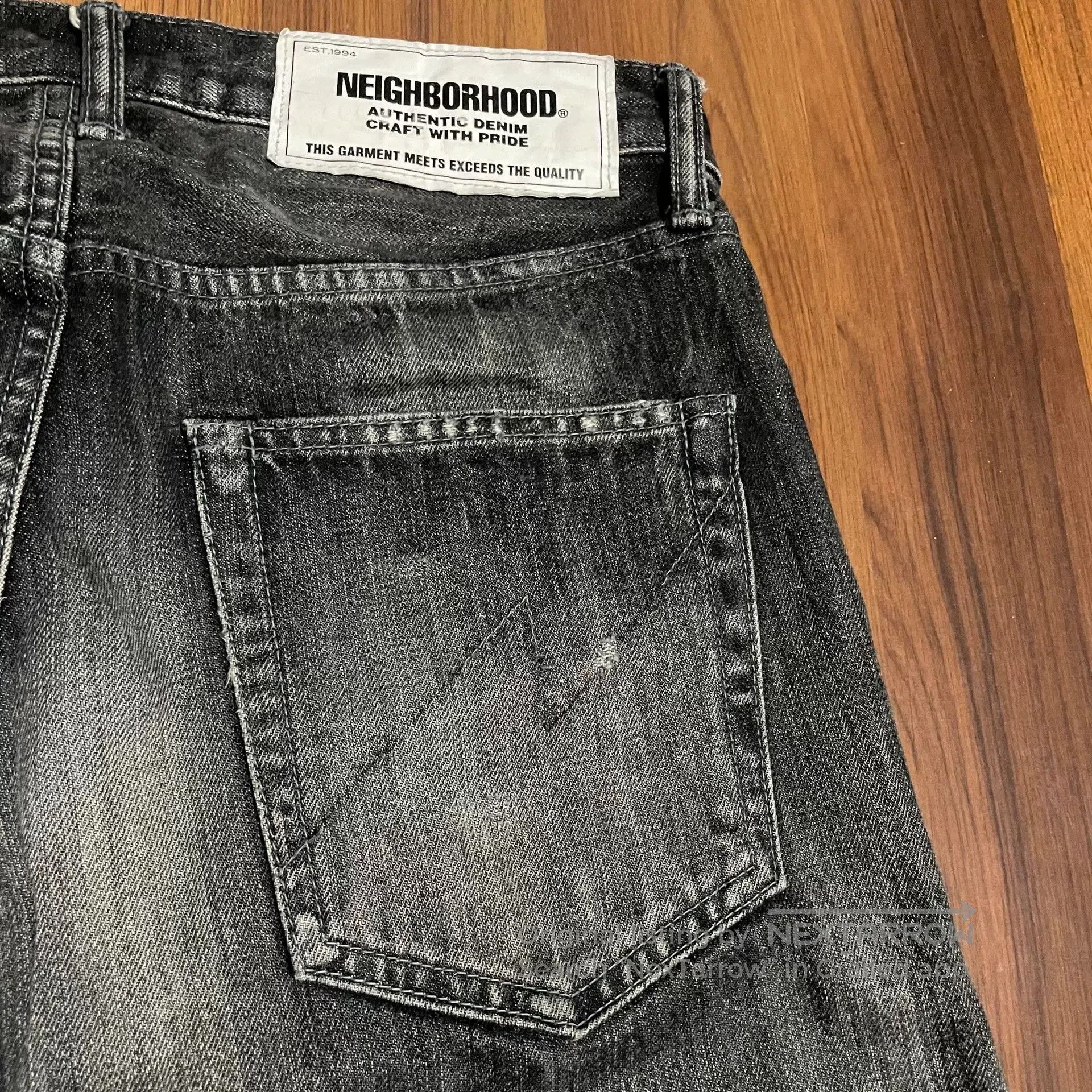 Neighborhood NEIGHBORHOOD 20SS BASIC Bullet Hole Jeans. Size US 26 / EU 42 - 6 Thumbnail