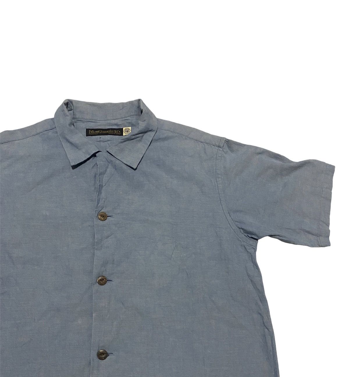 image of Full Count Co VTG Fullcount And Co Short Sleeve Minimal Tshirt in Denim, Men's (Size Small)