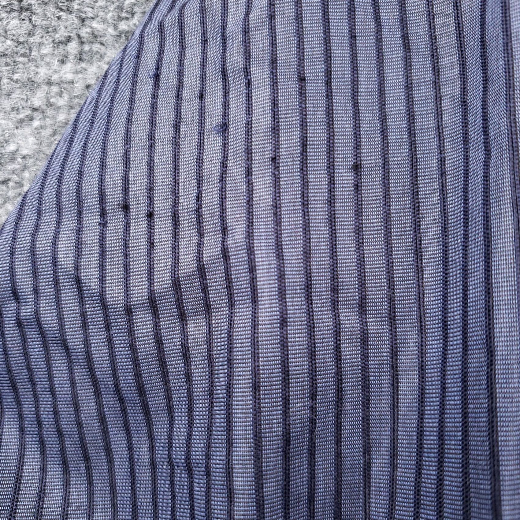 Kenneth Cole Kenneth Cole Dress Shirt 17 Blue Stripe Long Sleeve Button Up Collared Mens Size 46R - 7 Thumbnail