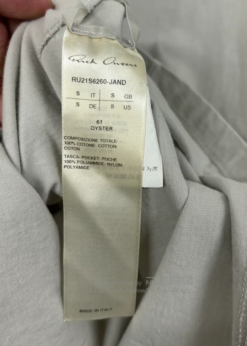 Rick Owens Rick Owens Patchwork zip pocket short sleeve Size US S / EU 44-46 / 1 - 5 Thumbnail