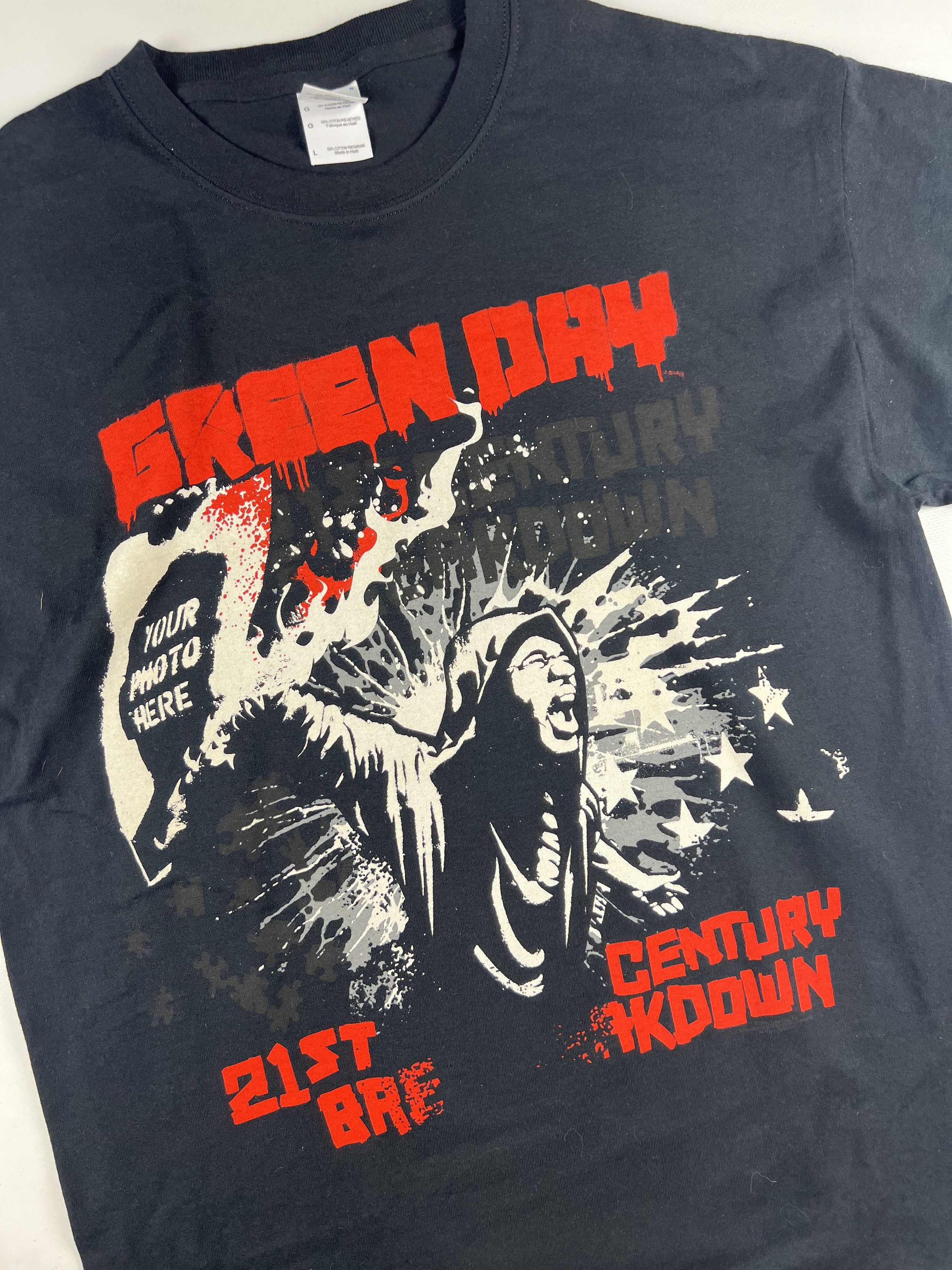 Band Tees × Vintage Vintage Green Day Rock T-shirt Size US L / EU 52-54 / 3 - 4 Thumbnail