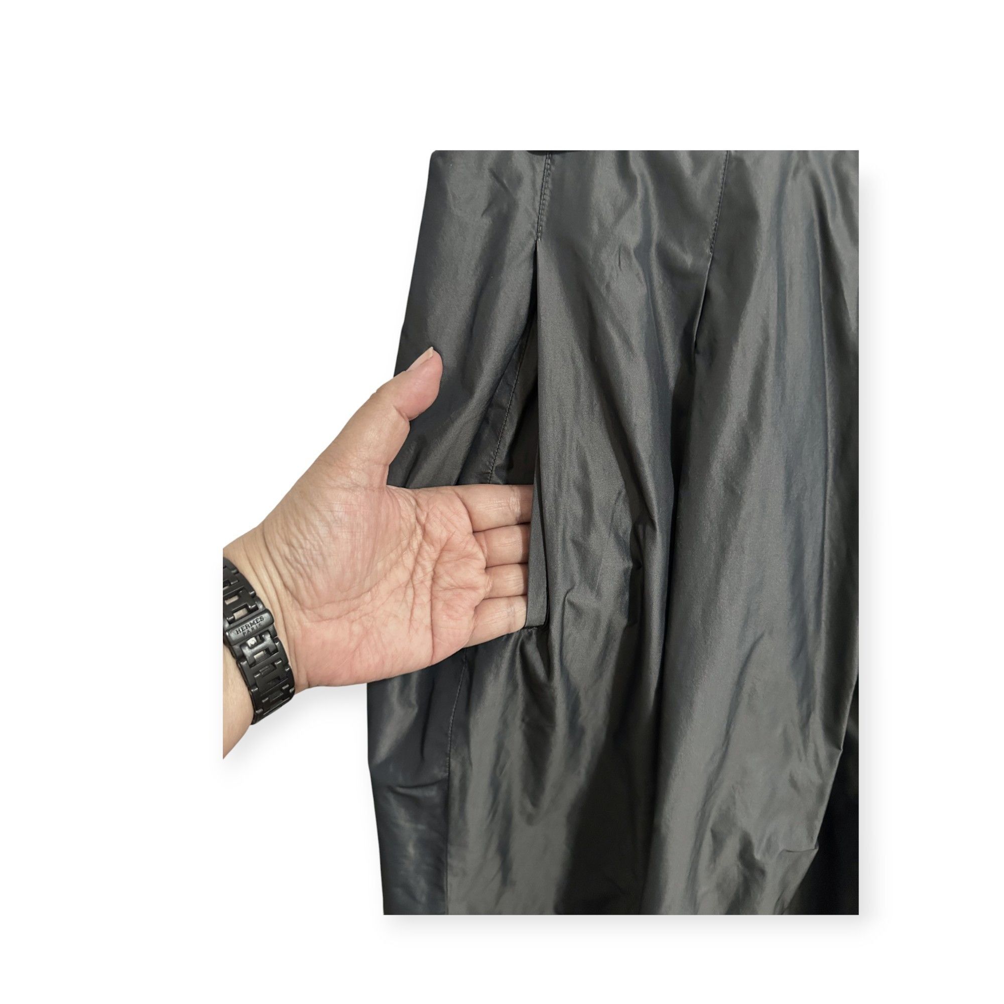 Vince Vince Gray A-Line Knee-Length Skirt W/Soft Pleats & Pockets Size 34" / US 12 / IT 48 - 10 Thumbnail