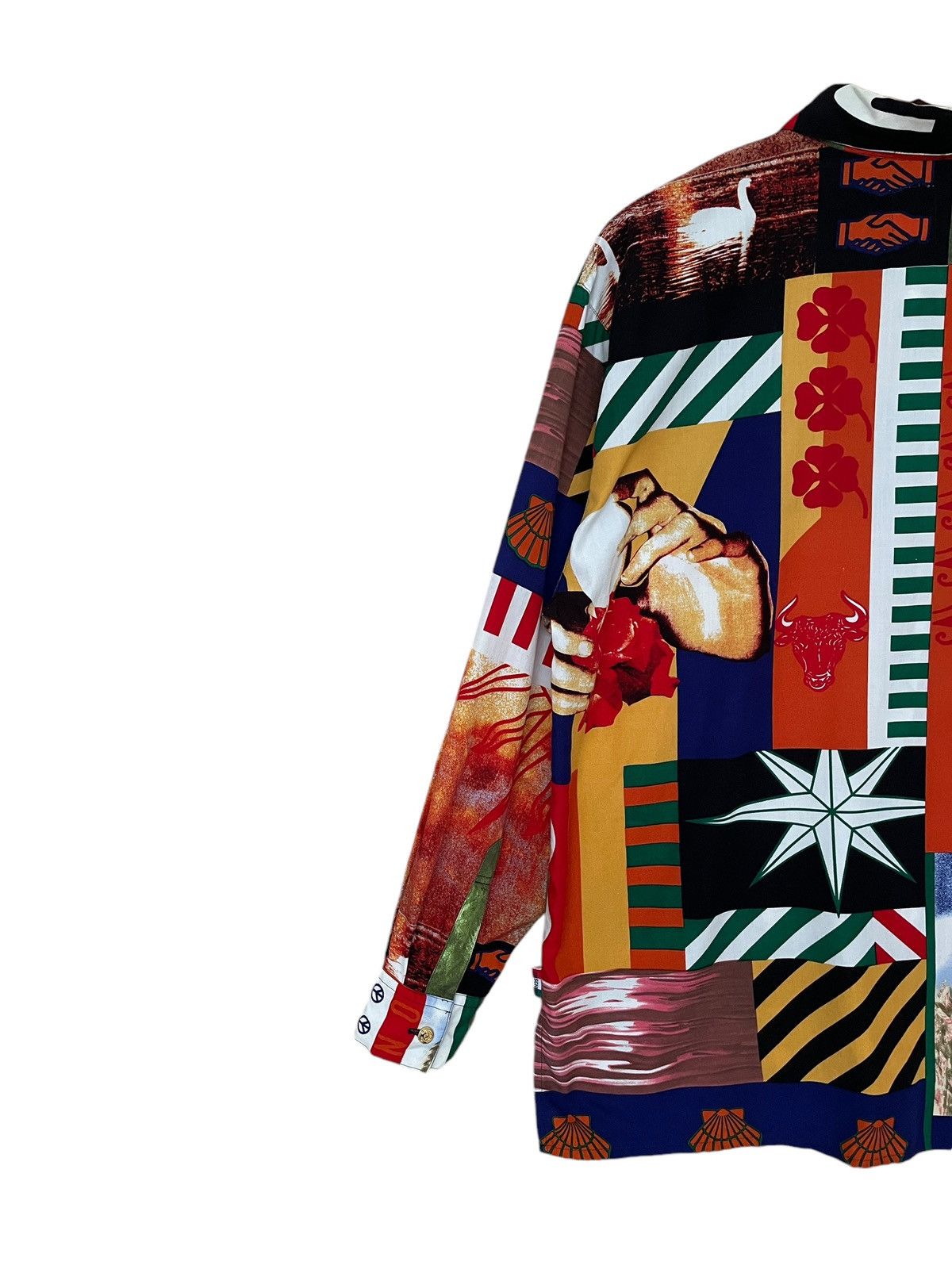 Moschino × Vintage Vintage Brand Moshino Full Print Shirt 1990s Size US M / EU 48-50 / 2 - 7 Thumbnail