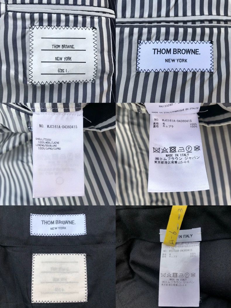 Other Thom Browne size1 Double-breasted wool suit Size 42S - 9 Thumbnail