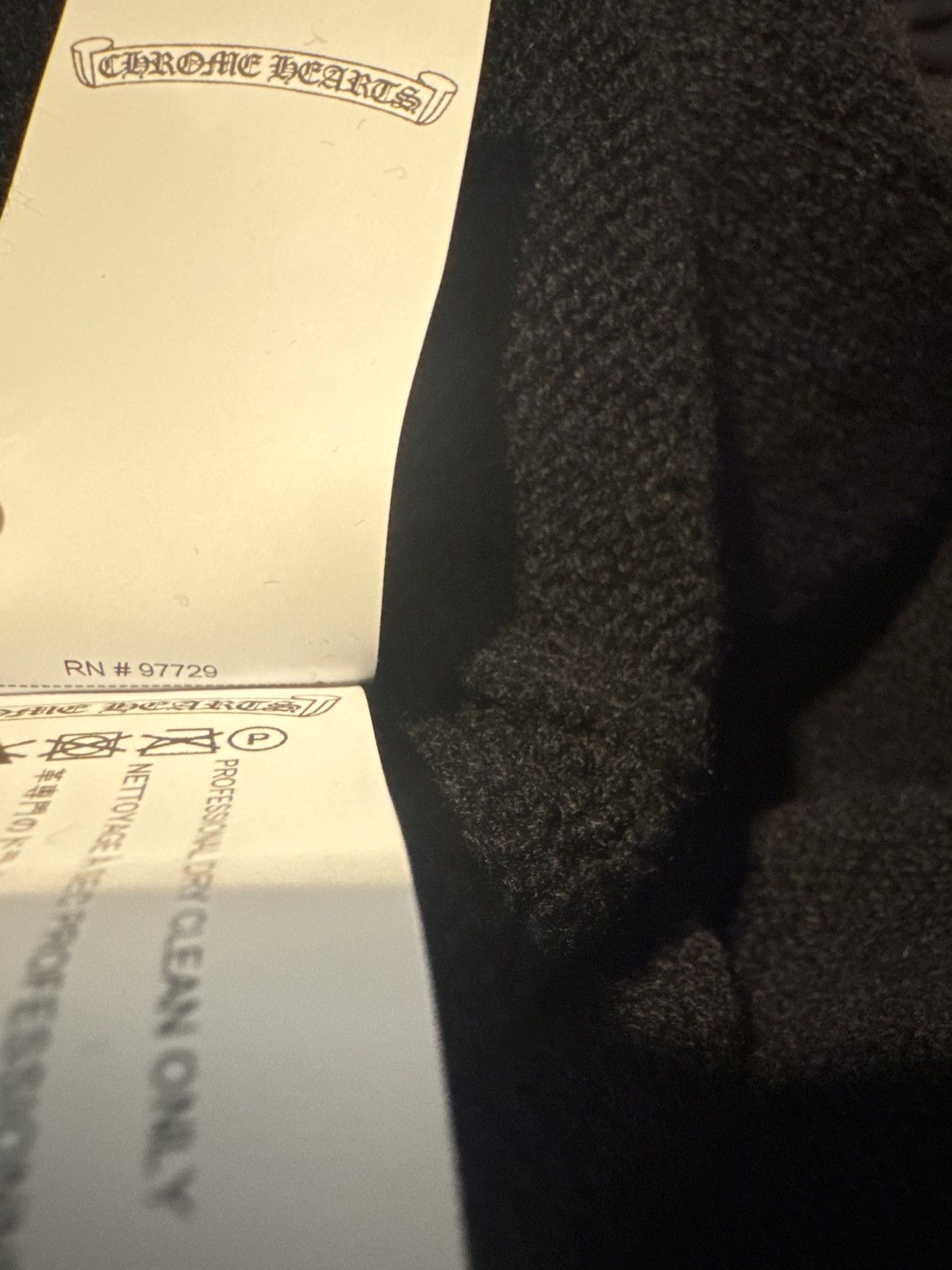 Chrome Hearts Chrome Hearts Black Cashmere Life Sentence Embroidery Hoodie Size US M / EU 48-50 / 2 - 7 Thumbnail