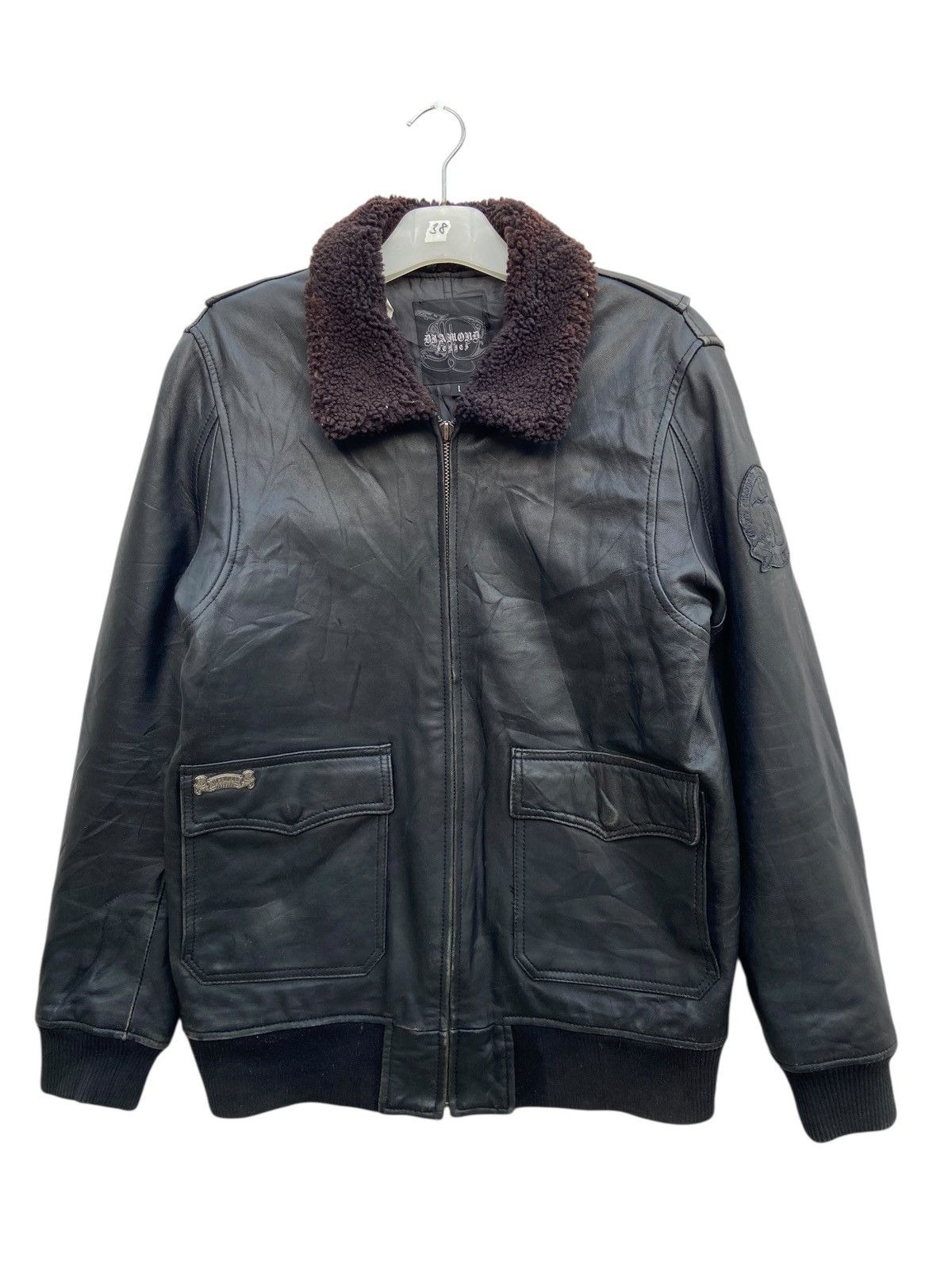 Diamond Leather Collection Diamond Series Bomber Type G1 Leather Jacket Size US M / EU 48-50 / 2 - 1 Thumbnail