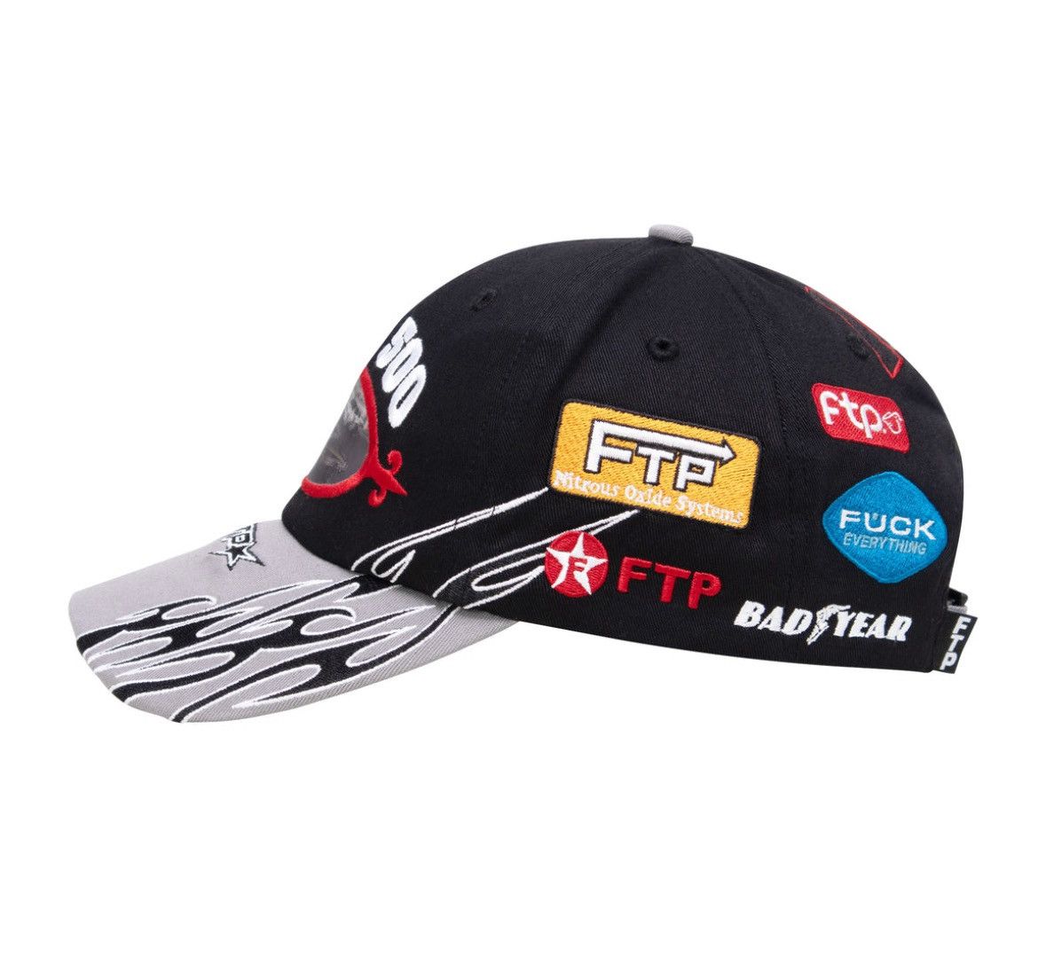 Fuck The Population FTP Raceway 6 Panel Black Size ONE SIZE - 4 Thumbnail