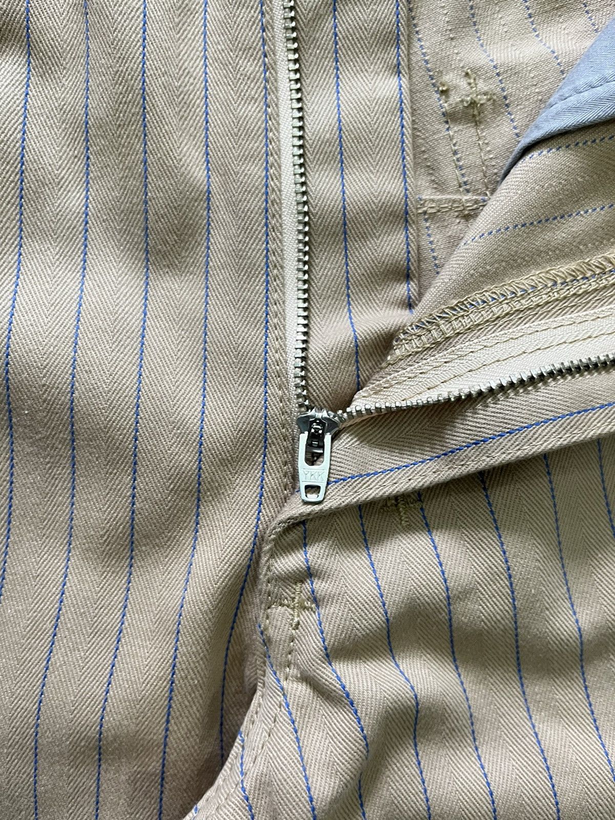 Number (N)ine number nine blue pinstripe pants Size US 30 / EU 46 - 5 Thumbnail