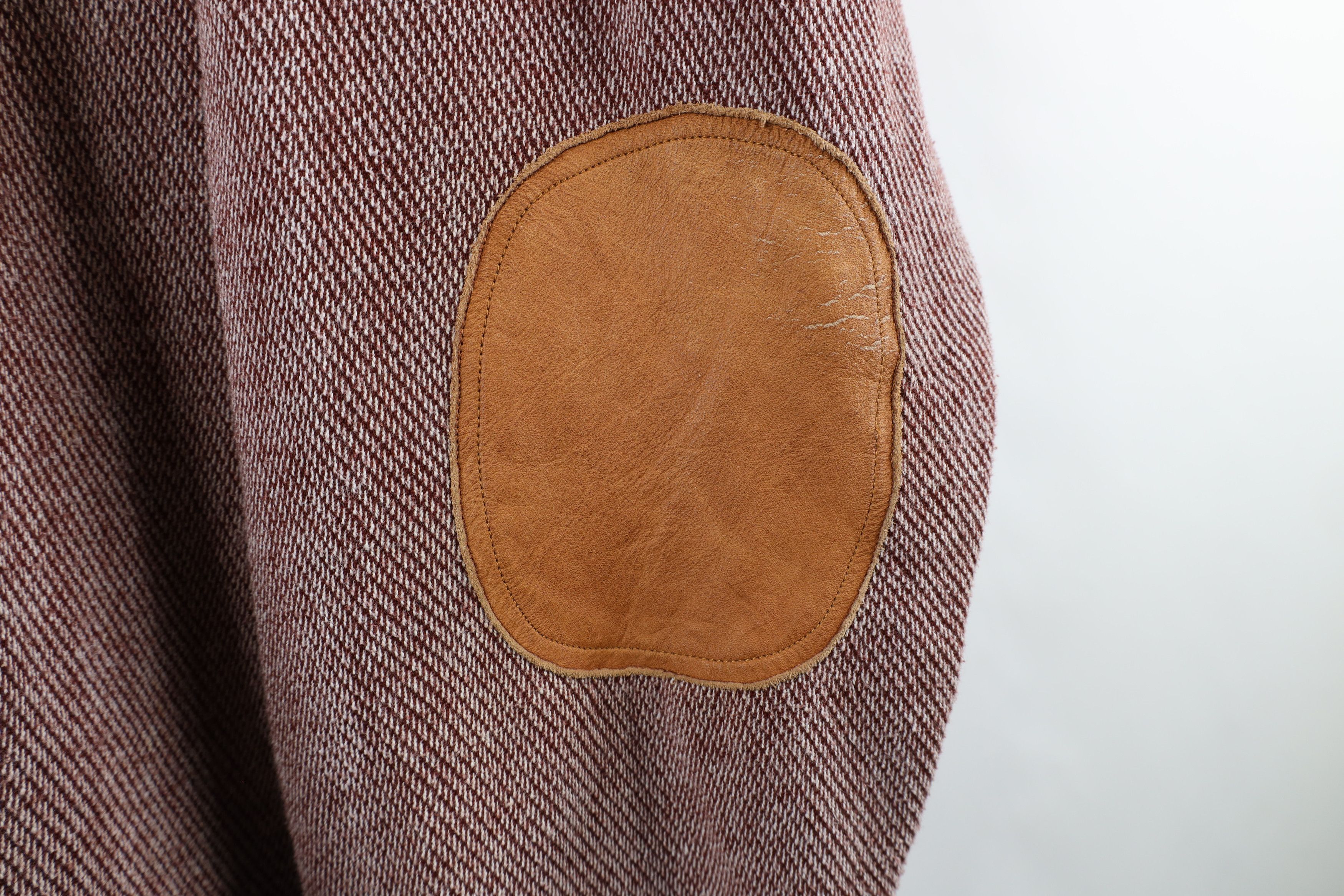 Orvis × Vintage Vintage Orvis Elbow Patch Collared Pullover Sweatshirt Red Size US XXL / EU 58 / 5 - 4 Thumbnail