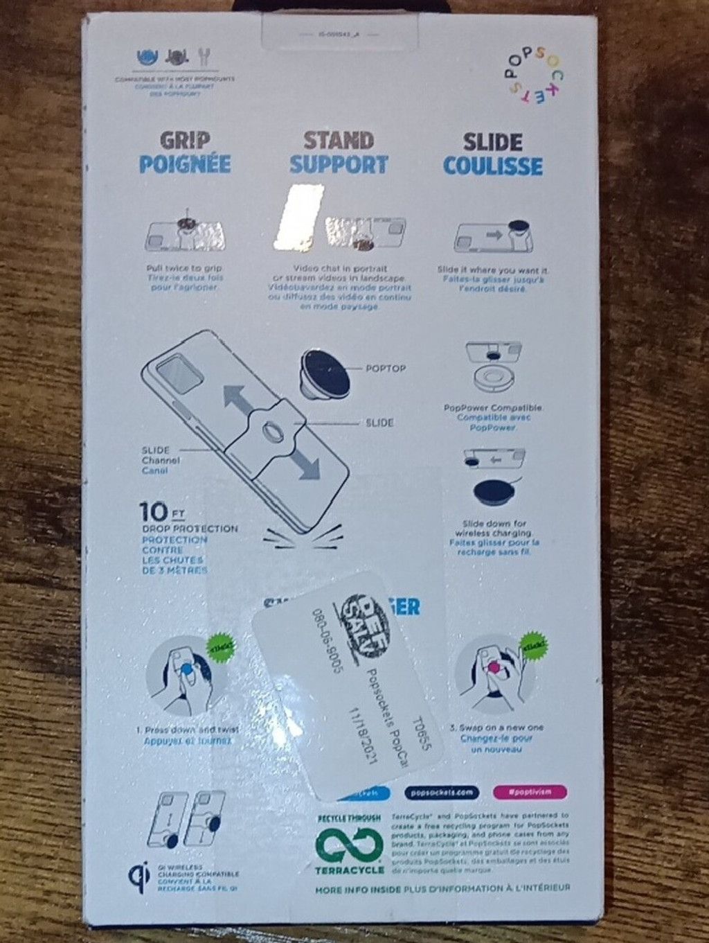 Target Basics PopSocket Clear Phone Case for iPhone 12 pro max. S Size ONE SIZE - 3 Thumbnail