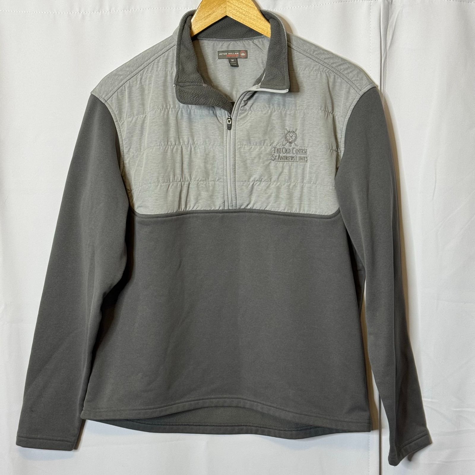Peter Millar Peter Millar Crown Sport Quarter Zip St Andrews Links M Size US M / EU 48-50 / 2 - 2 Thumbnail