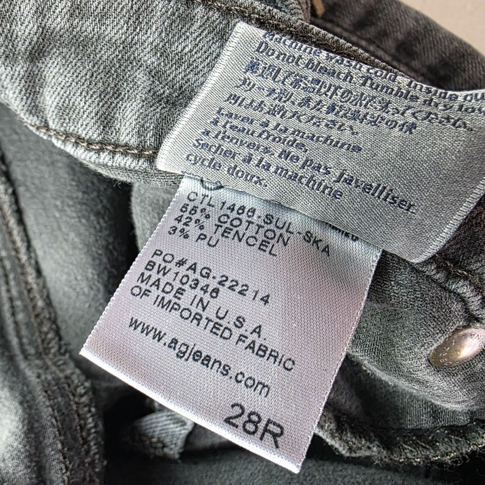 AG Adriano Goldschmied AG Adriano Goldschmied Womens 28 Jeans The Harlow Patch Size 28" / US 6 / IT 42 - 8 Thumbnail