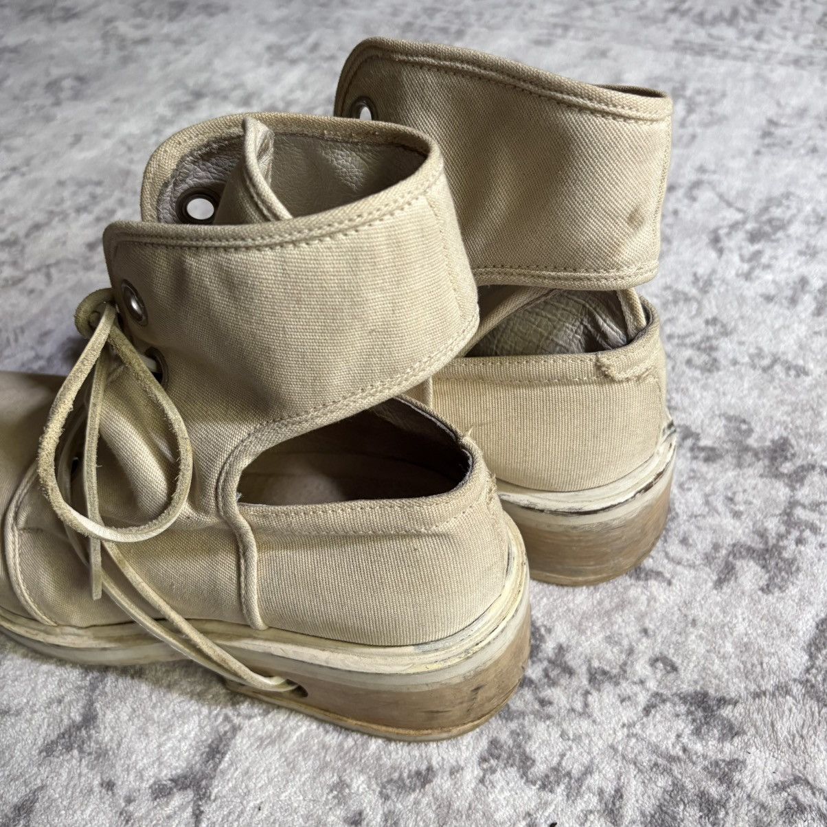 Dirk Bikkembergs Dirk Bikkembergs 90s Canvas Cutout Lace Up Boots | Size 42 Size US 10 / EU 43 - 7 Thumbnail