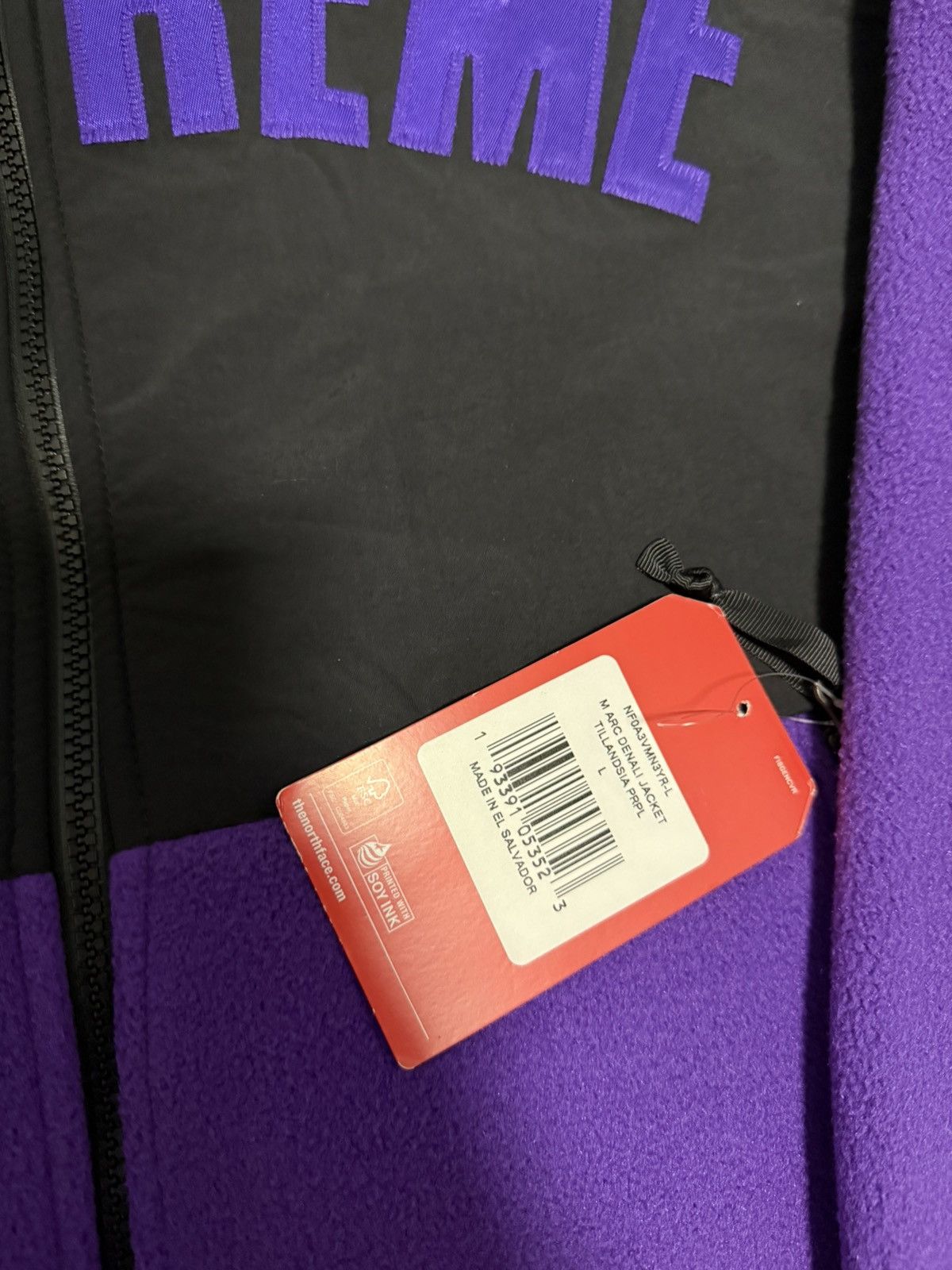Supreme × The North Face Supreme tnf north arc logo denali fleece Jacket Size US L / EU 52-54 / 3 - 4 Thumbnail