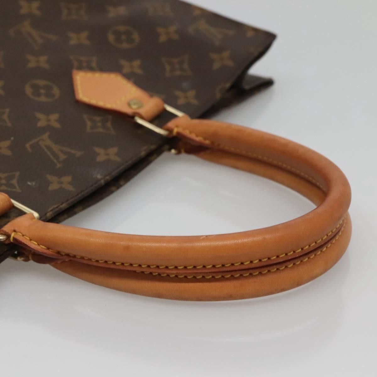 Louis Vuitton LOUIS VUITTON Monogram Sac Plat Hand Bag M51140 Size ONE SIZE - 7 Thumbnail