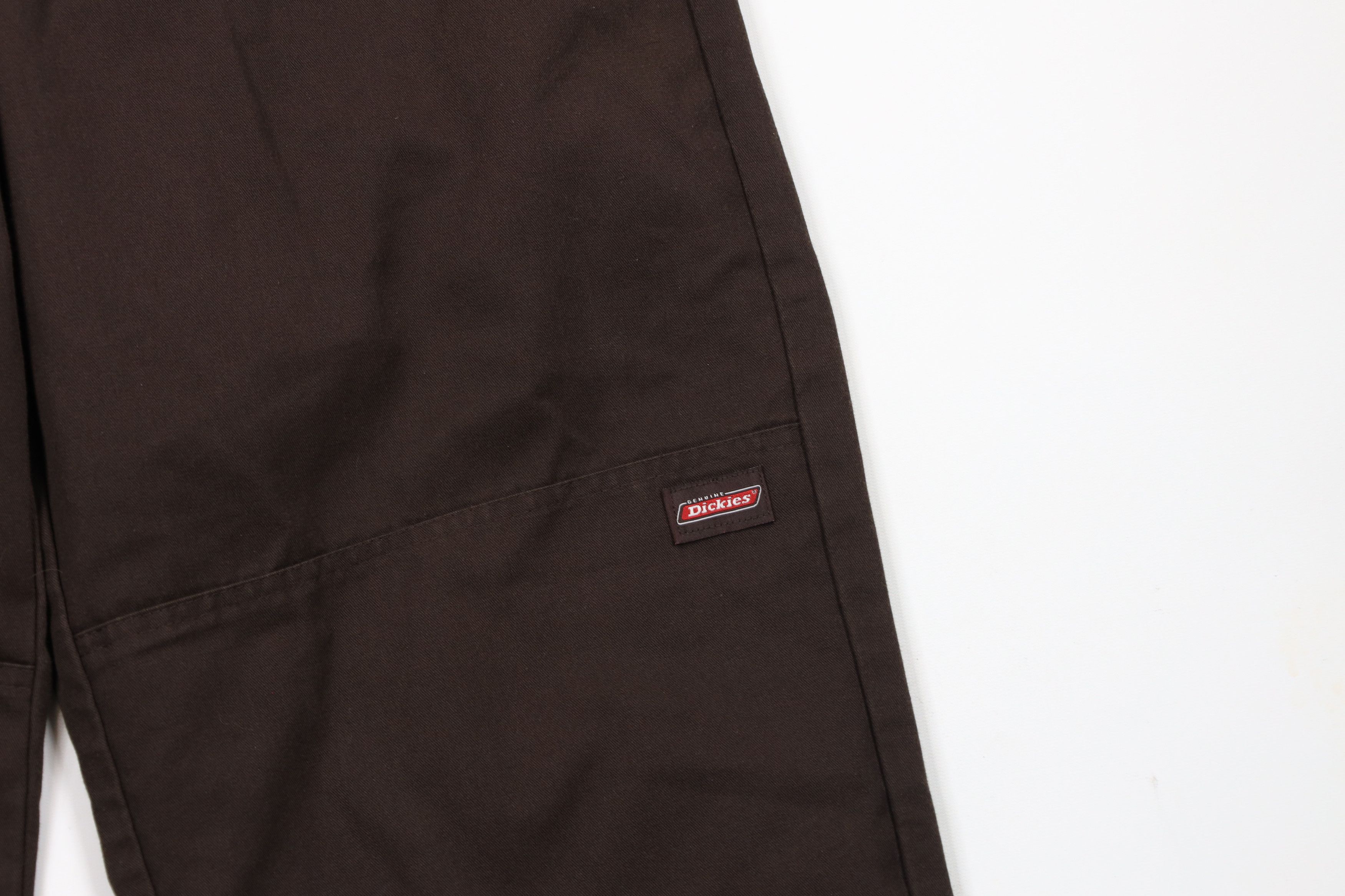Dickies × Vintage Vintage Dickies Spell Out Double Knee Wide Leg Pants Brown Size 36" / US 14 / IT 50 - 5 Thumbnail