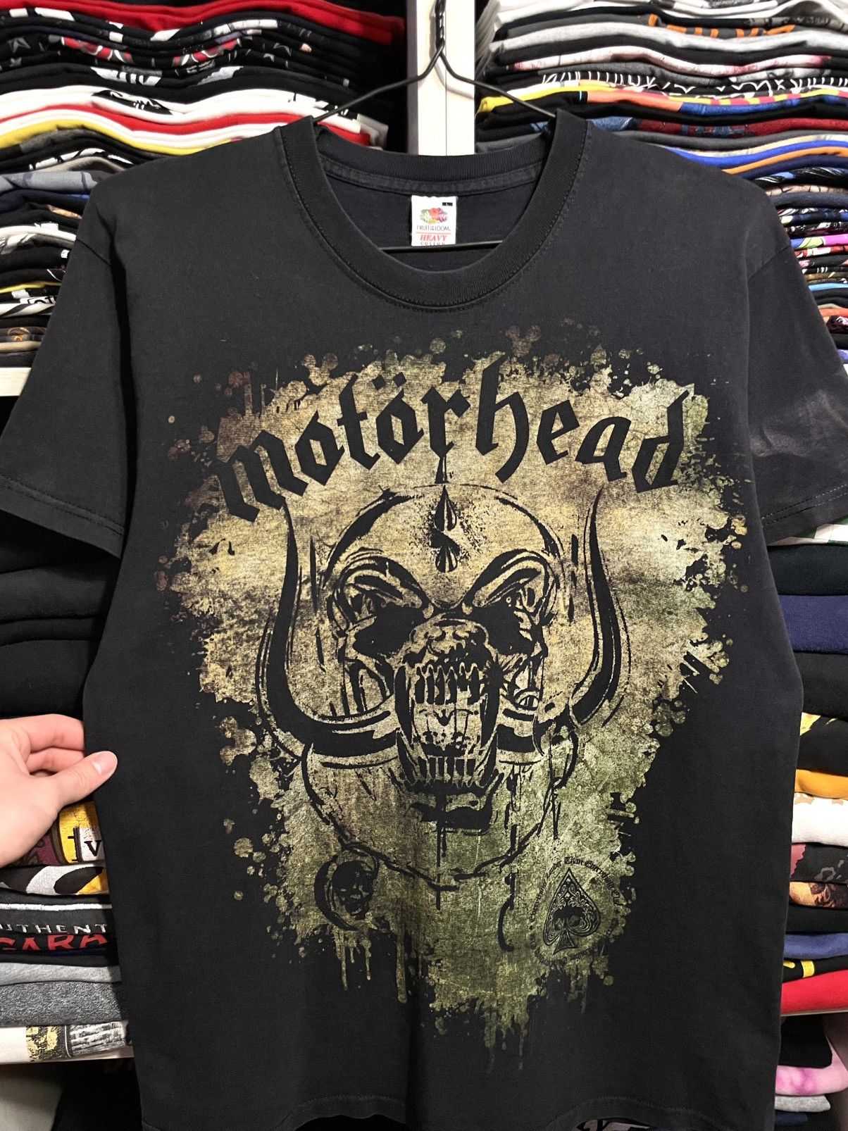 Band Tees Vintage Y2K Motorhead England Rock Metal Band T-Shirt Faded Size US L / EU 52-54 / 3 - 3 Thumbnail