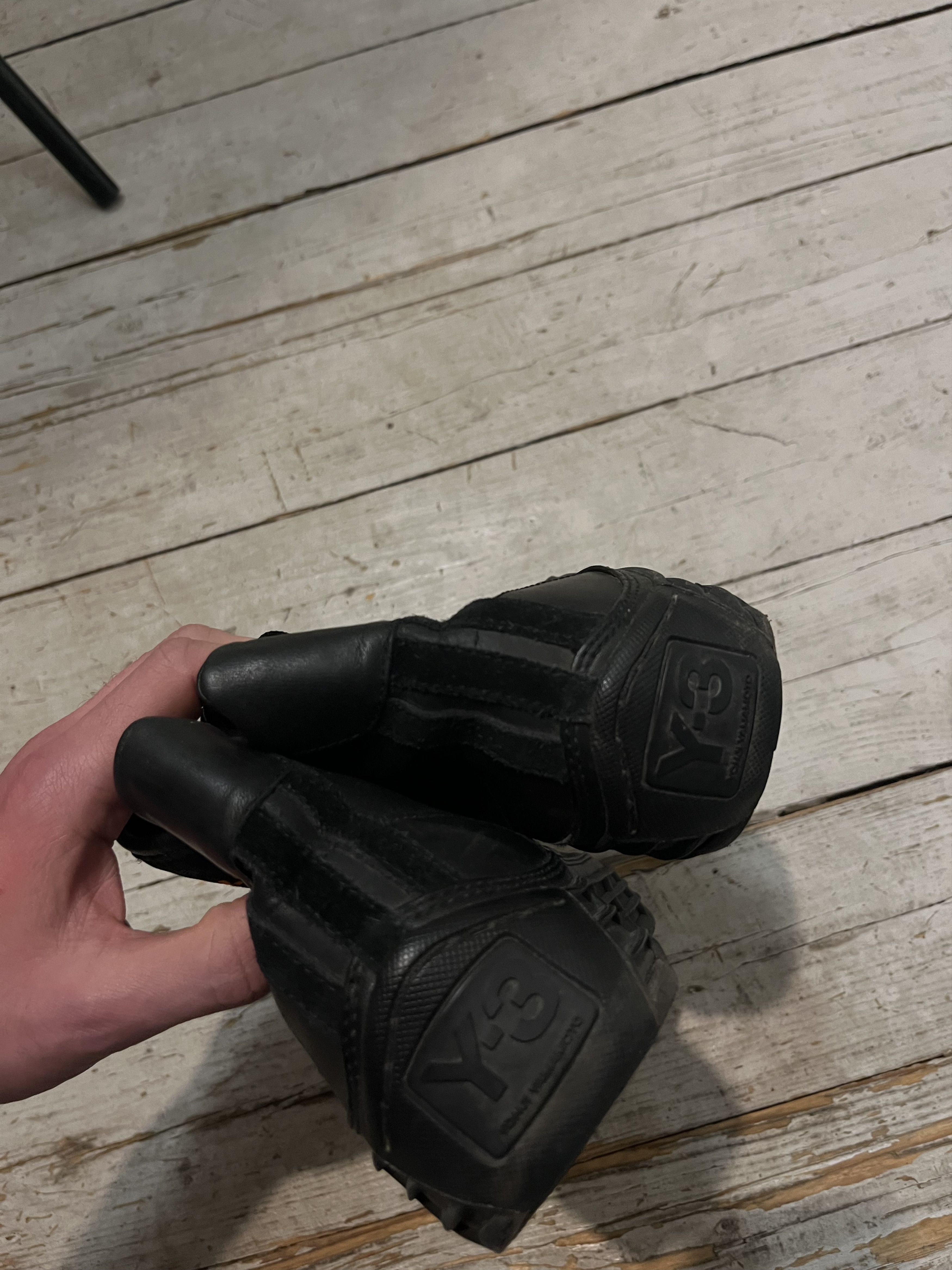 Japanese Brand × Y-3 × Yohji Yamamoto Archive Vintage Yohji Yamamoto Y-3 GR.1P High in Black Size US 7.5 / EU 40-41 - 9 Thumbnail