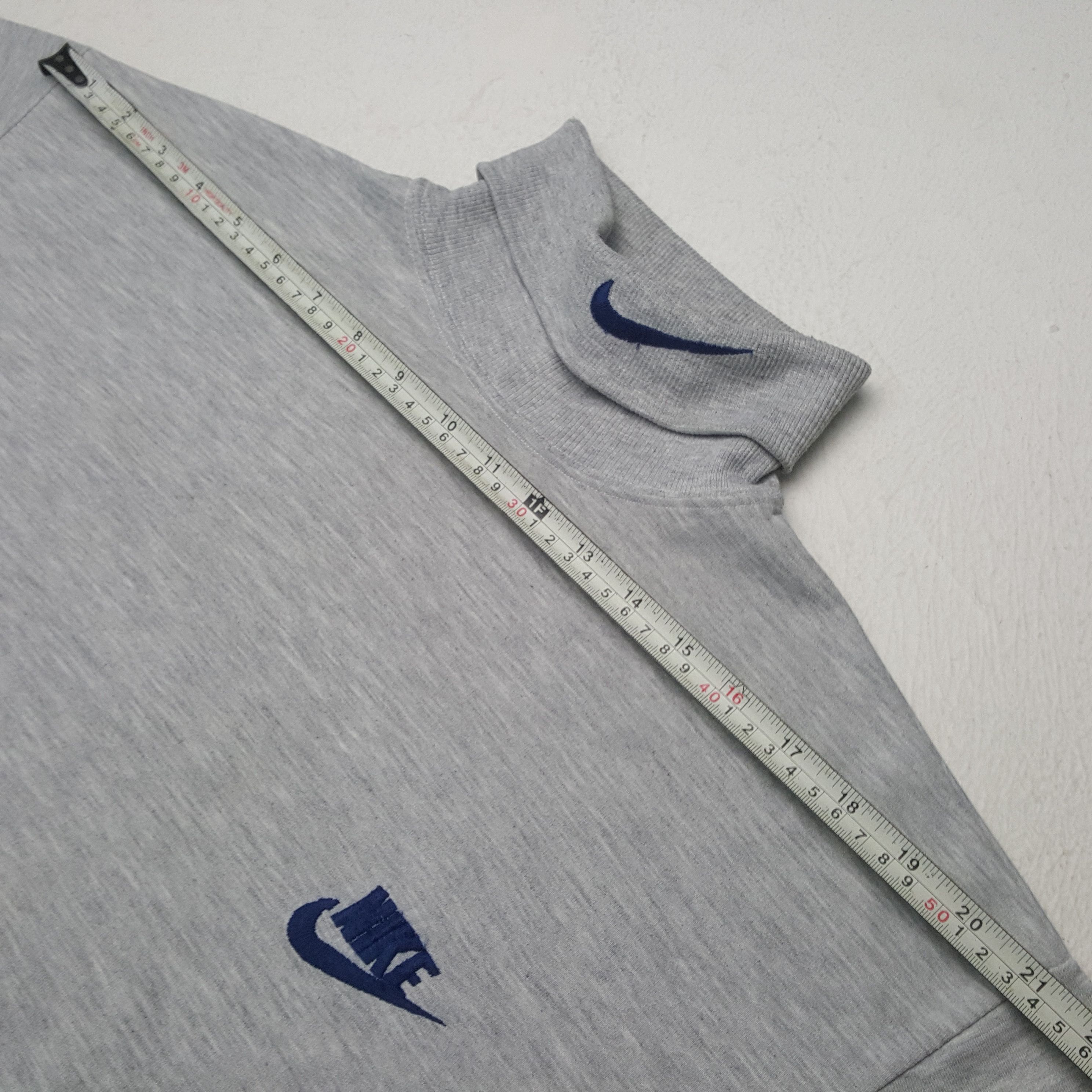 Nike × Vintage Vintage NIKE Small Swoosh Sportswear Sweatshirt C293N24 Size US M / EU 48-50 / 2 - 5 Thumbnail