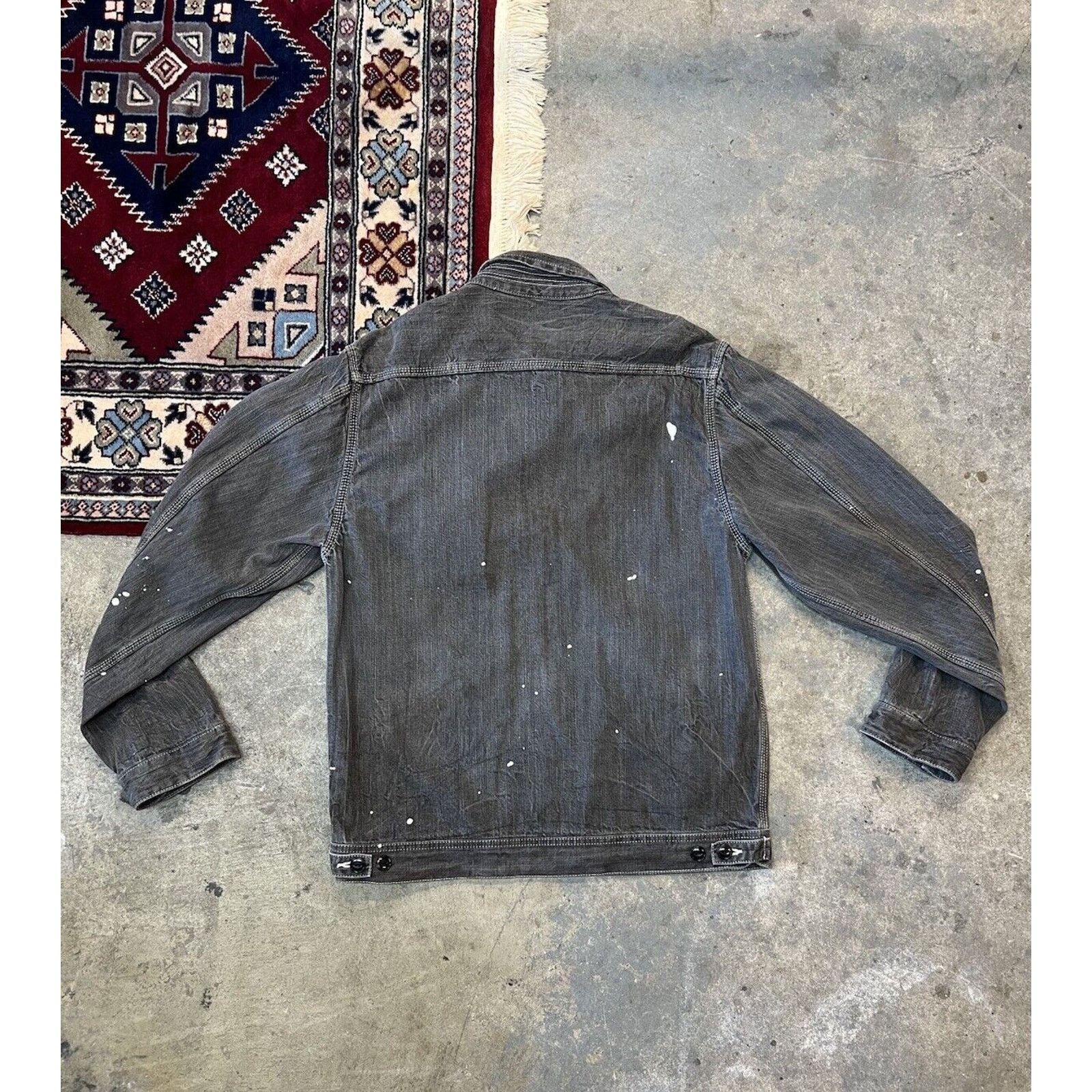 MasterPiece Masterpiece Ruff N Tuff Denim Jacket Black Size Large Japan Size US L / EU 52-54 / 3 - 3 Thumbnail