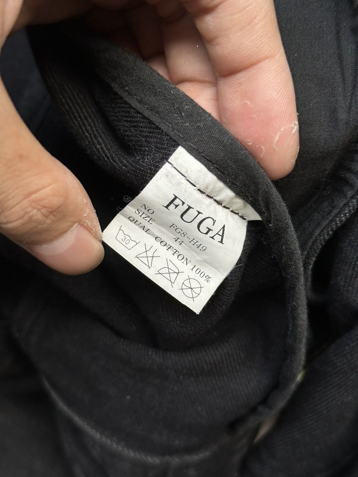 GOSTAR DE FUGA FUGA Fall 2008 Black Denim Double Rider Jacket Size S / US 4 / IT 40 - 10 Thumbnail