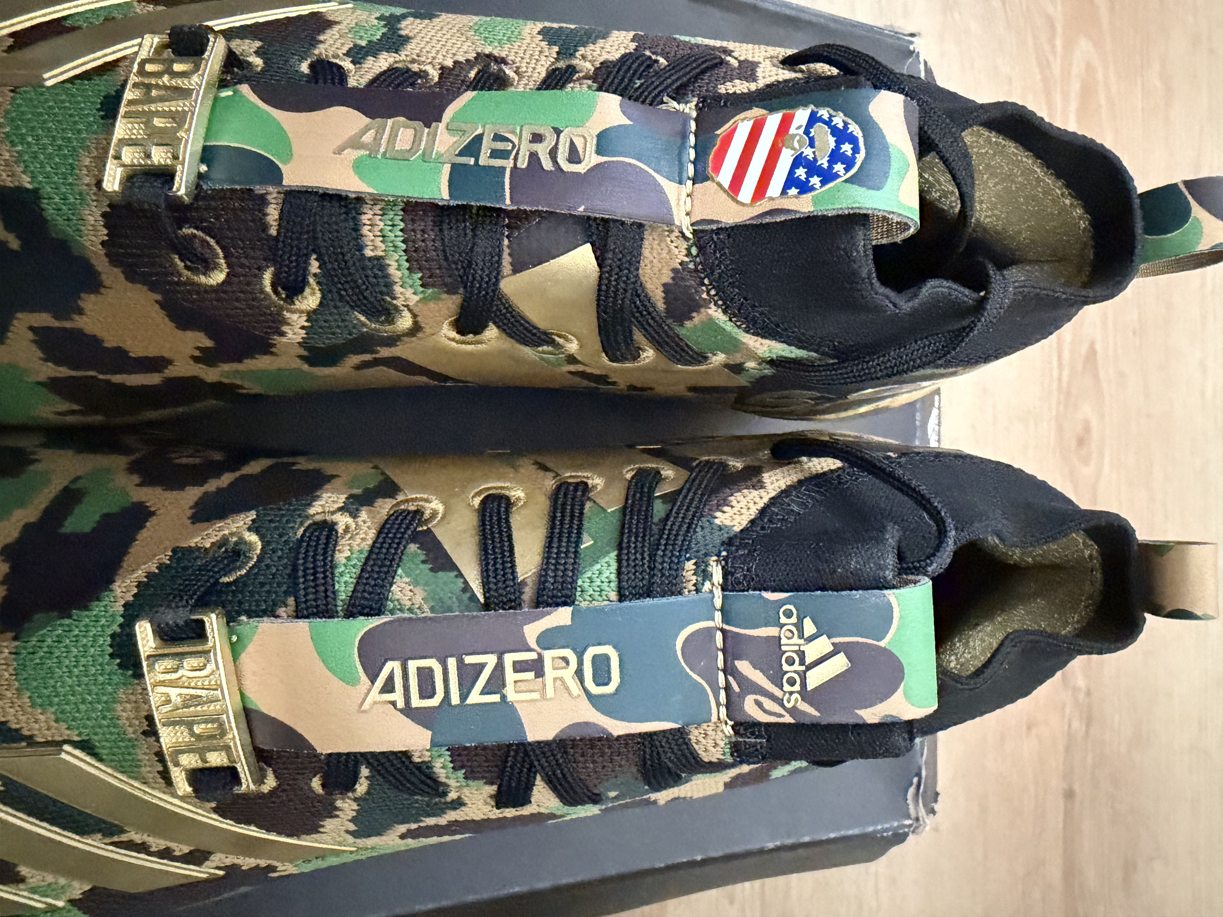 Bape BAPE Adidas Adizero Cleats 'Green Camo' Size US 10 / EU 43 - 8 Thumbnail