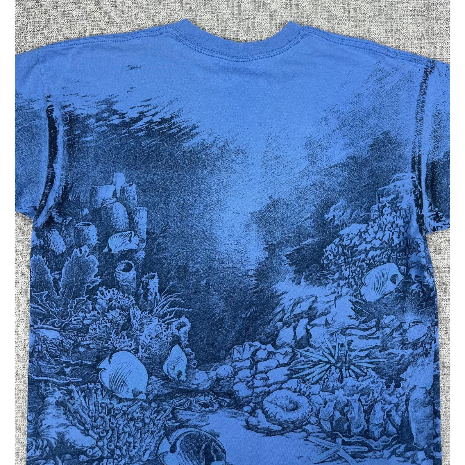 Gildan North Carolina Aquariums Shirt XL Wrap Around Sea Turtles Size US XL / EU 56 / 4 - 6 Thumbnail