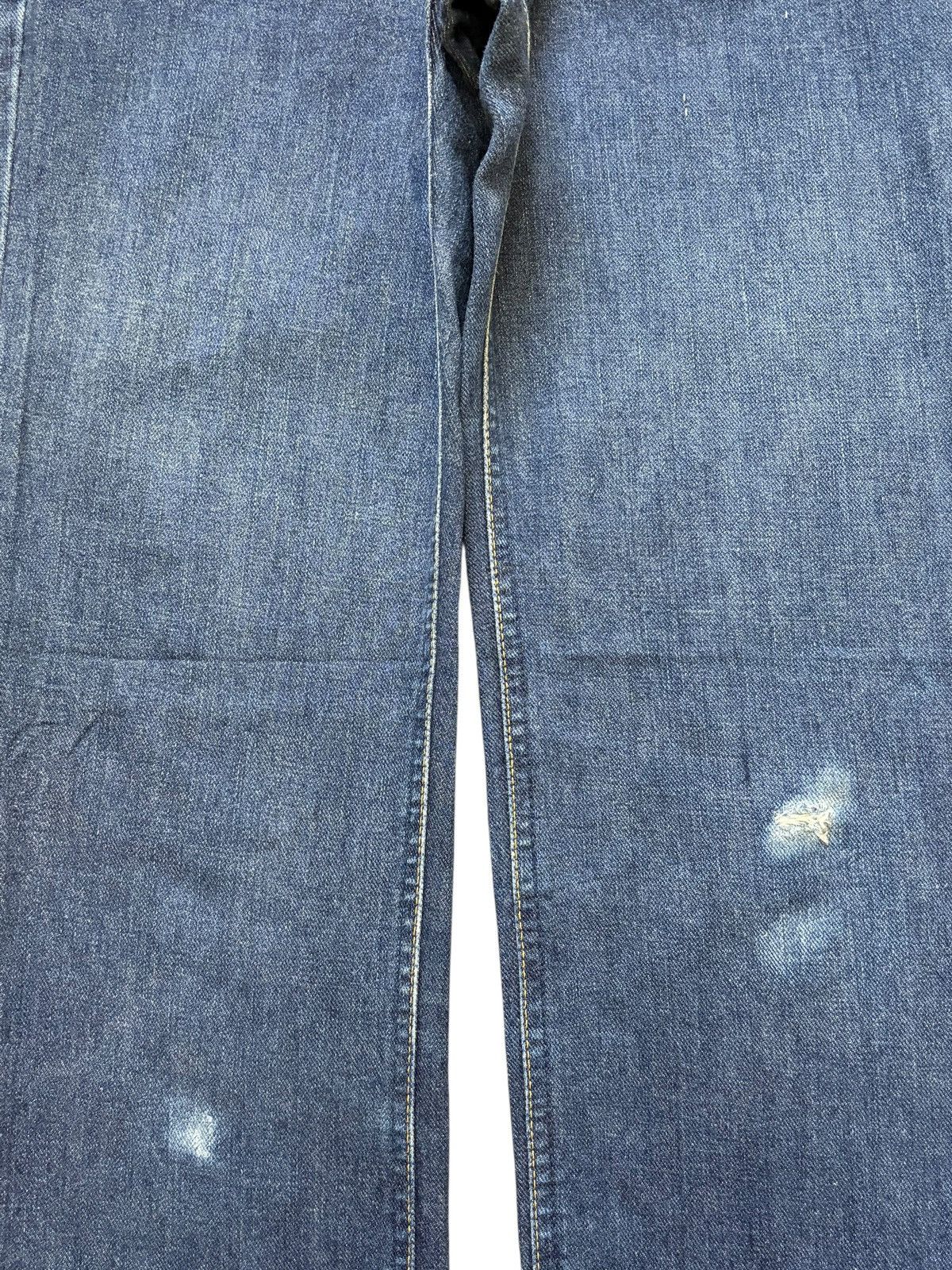 Lee Vintage Lee Riders Lady Blue Wash Distressed Jeans Size 25" / US 0 / IT 36 - 3 Thumbnail
