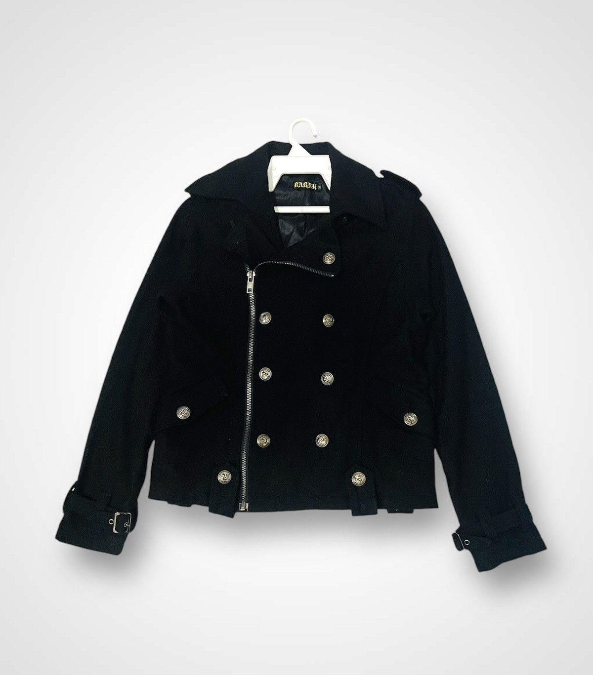 Japanese Brand Barnk Double Colar Wool Jacket Size US S / EU 44-46 / 1 - 3 Thumbnail