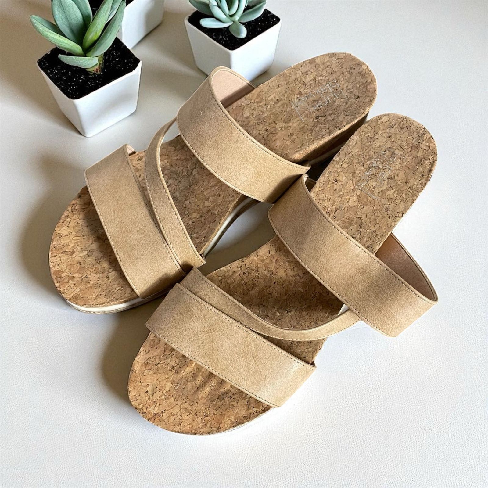 Other Lauren Blakwell Cindy Tan Cork Platform Sandals Women’s 9.5 Size US 9.5 / IT 39.5 - 2 Thumbnail