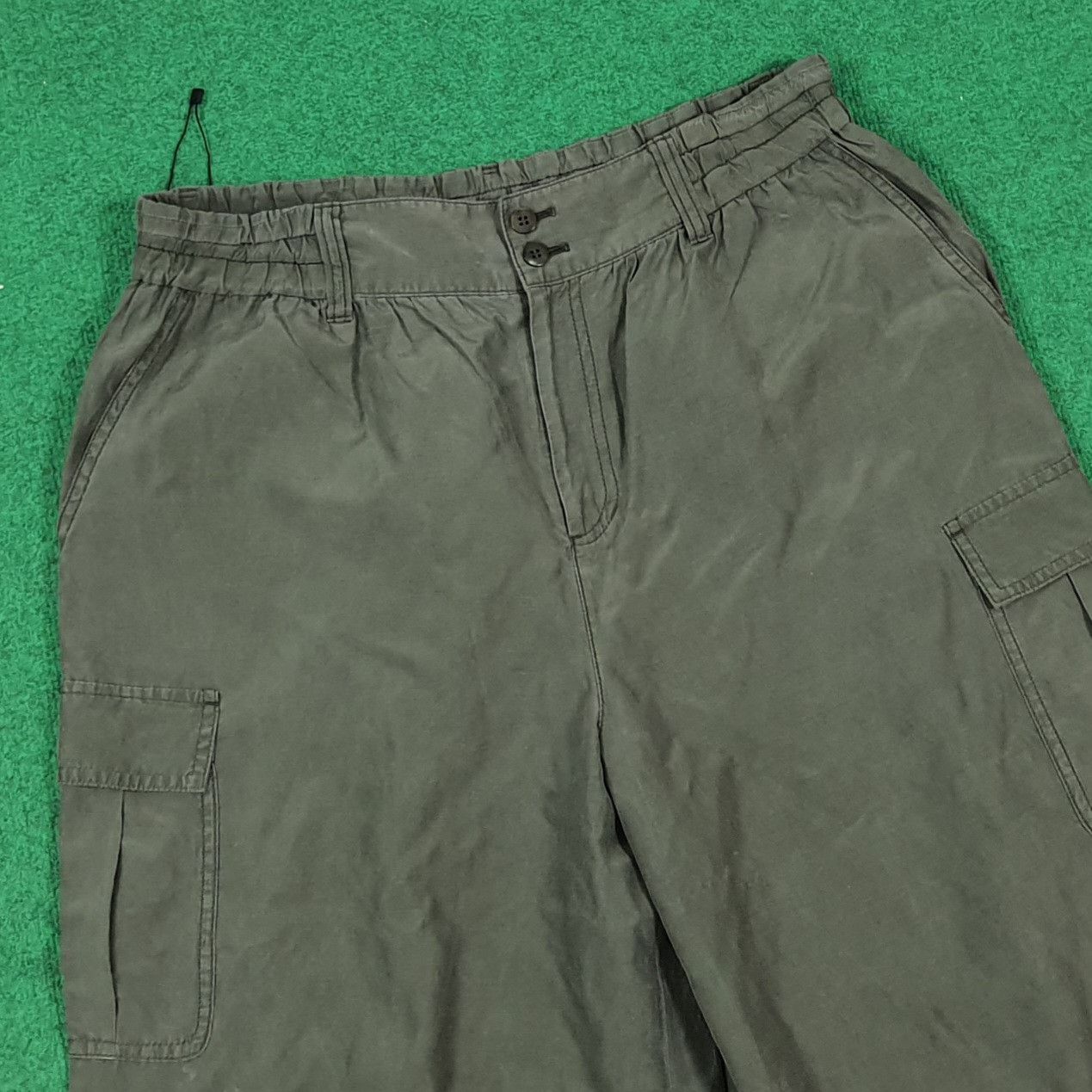 yoshie inaba Vintage Yoshie Inaba L'EQUIPE Silk Blend Cargo Pants C297N26 Size US 34 / EU 50 - 2 Thumbnail