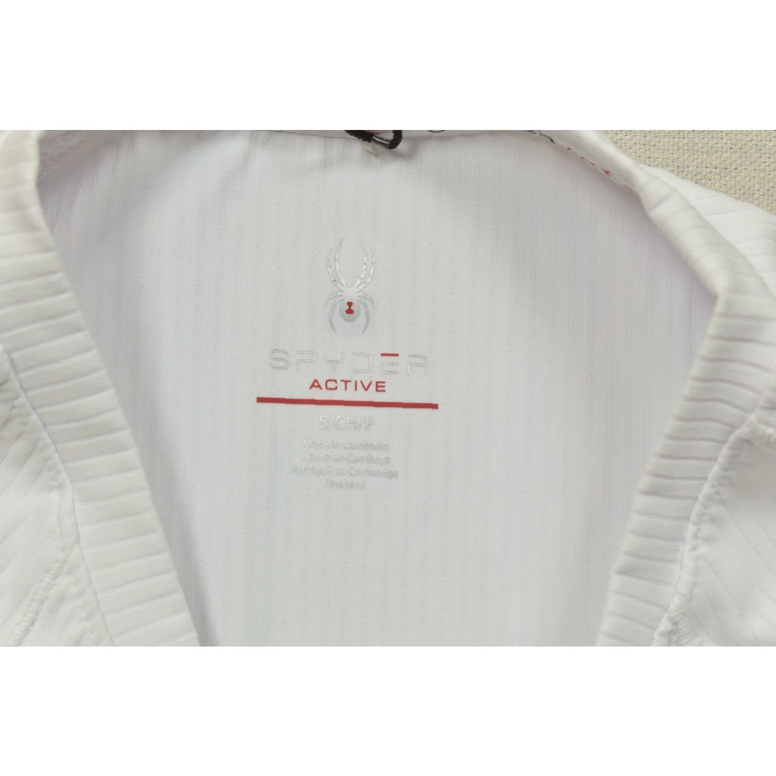Spyder Spyder Active Women's Small White Short Sleeve Ribbed Athletic T-Shirt NWT Size S / US 4 / IT 40 - 6 Thumbnail
