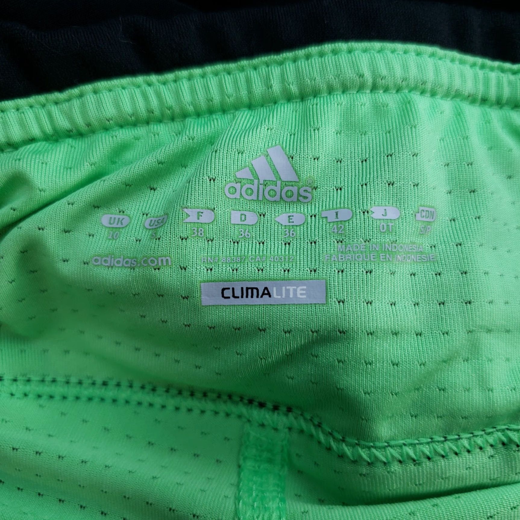 Adidas Adidas Womens Skort Pull On Black Green Small Size S Activewear Skort Womens Mens Girls Size ONE SIZE - 4 Thumbnail