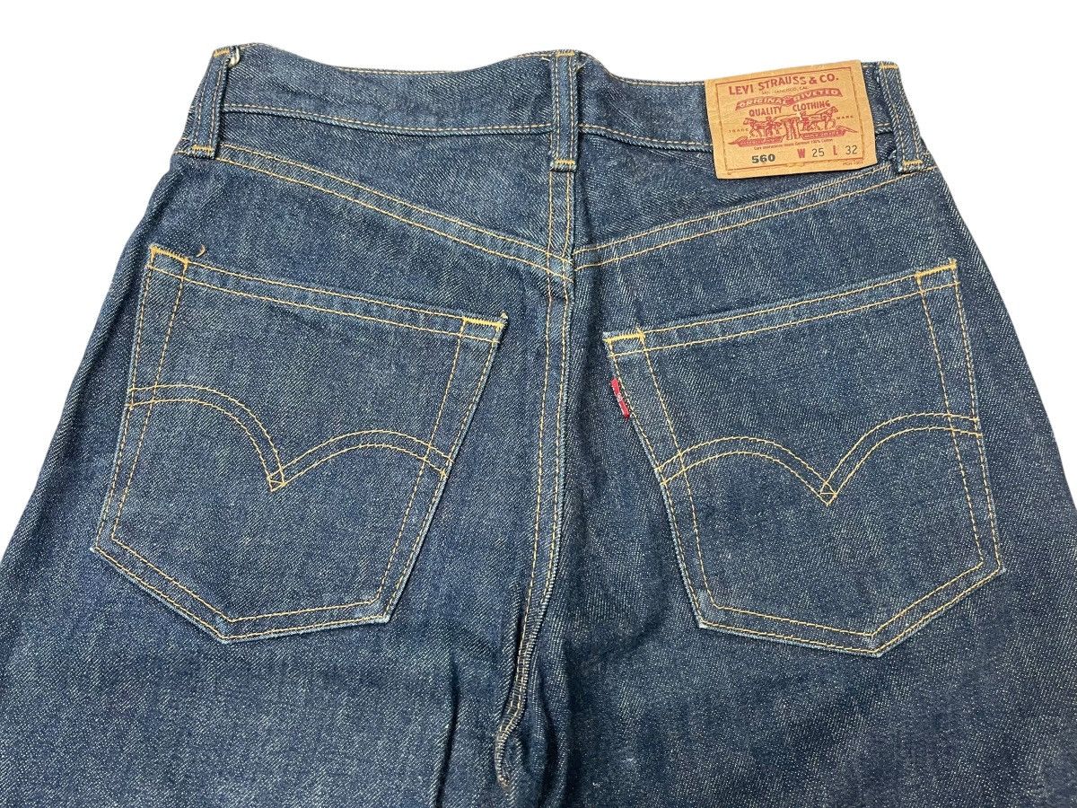 Levi's Vintage Levis 560 Jeans Zipper Straight Cut Size 25" / US 0 / IT 36 - 3 Thumbnail