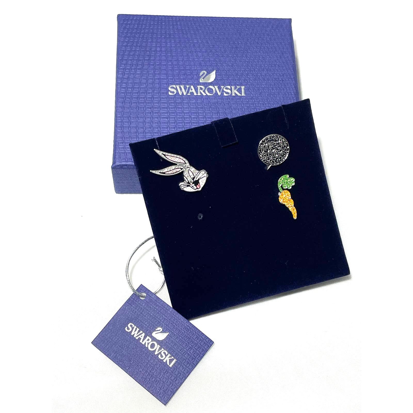Swarovski Swarovski LOONEY TUNES BUGS BUNNY TIE PIN SET Size ONE SIZE - 2 Thumbnail
