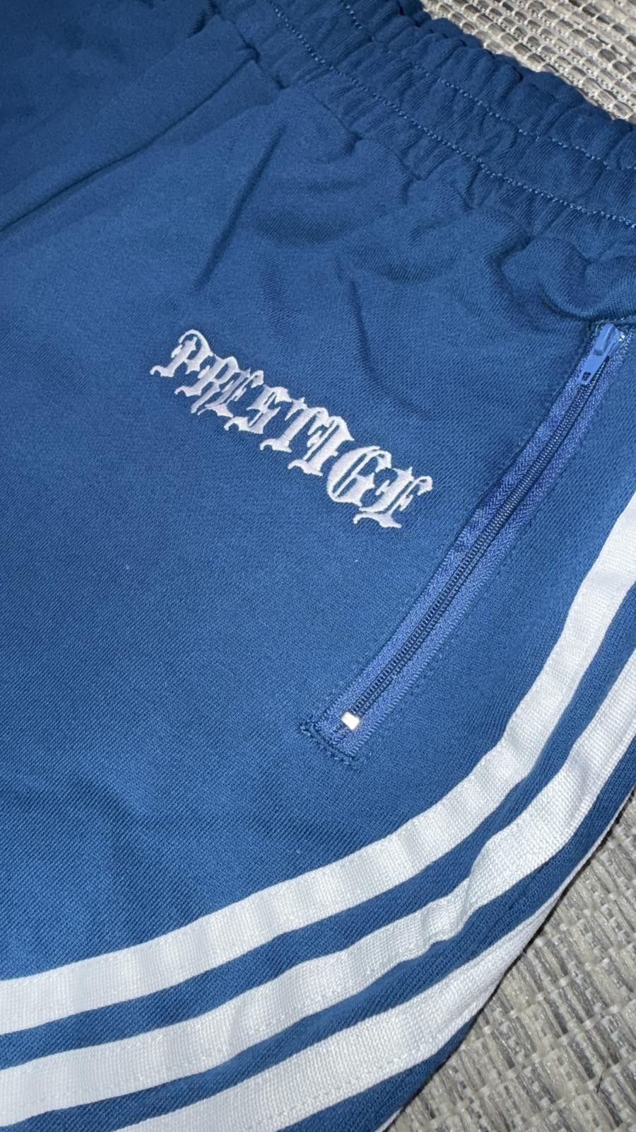 Other Prestige Blue Striped Shorts Size US 34 / EU 50 - 2 Thumbnail