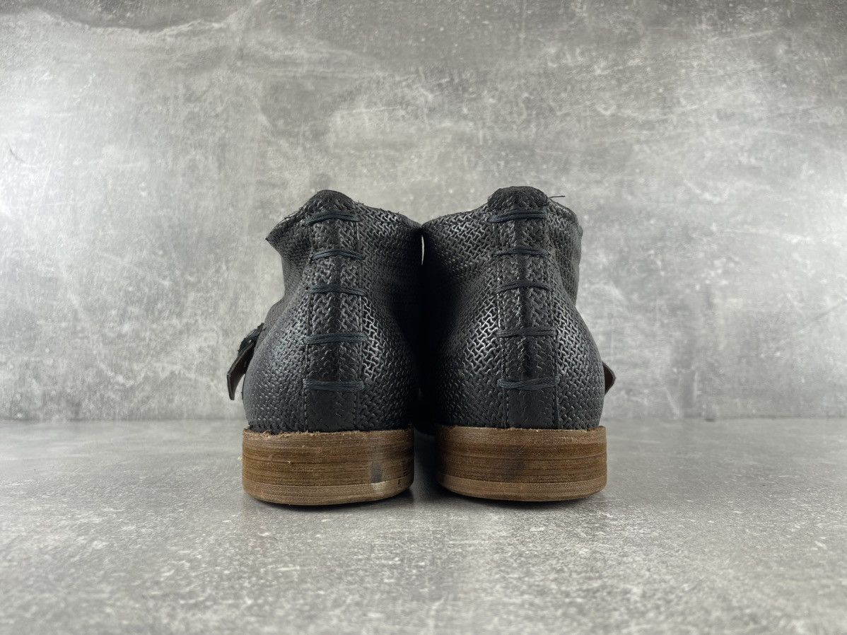 A.S.98 A.S.98 New Avant Garde Textured Leather Ankle Boots Black Size US 8 / EU 41 - 6 Thumbnail
