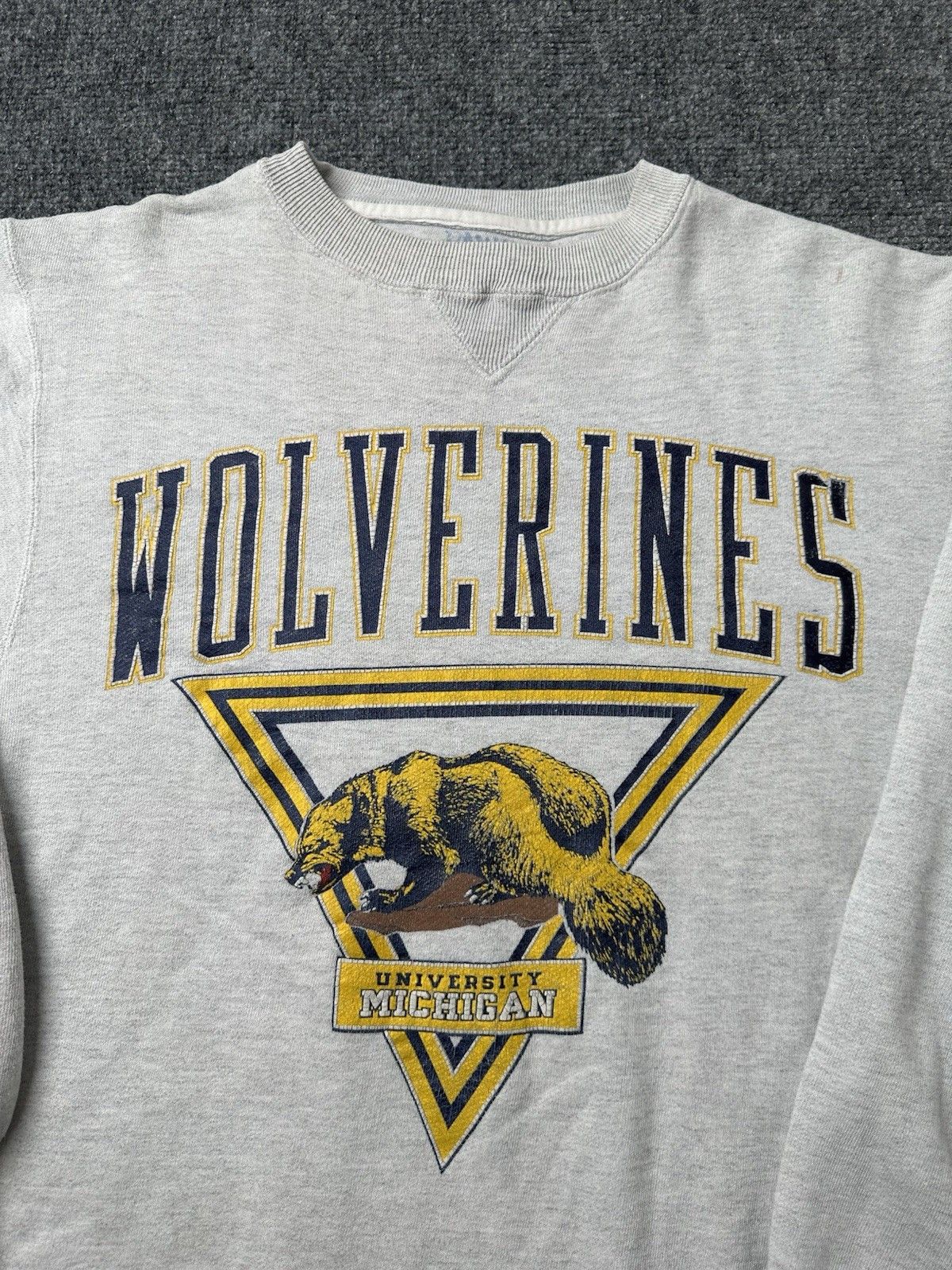 Other Mens Crewneck Galt Sand Michigan Wolverines Sweatshirt, Sz L Size US L / EU 52-54 / 3 - 3 Thumbnail