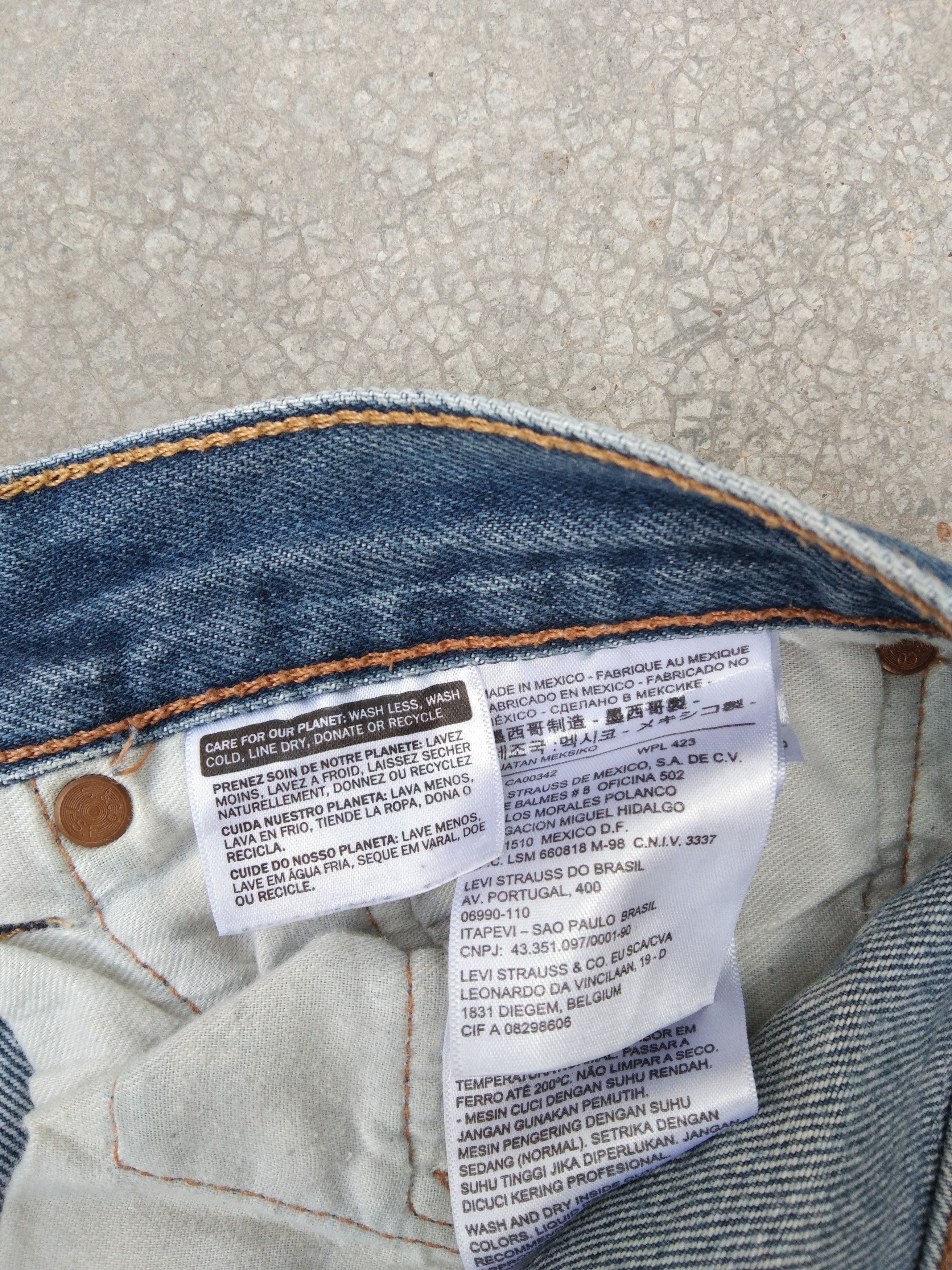 Levi's × Vintage Vintage Levis 501 Distressed Jeans 34x36 Size US 34 / EU 50 - 10 Thumbnail
